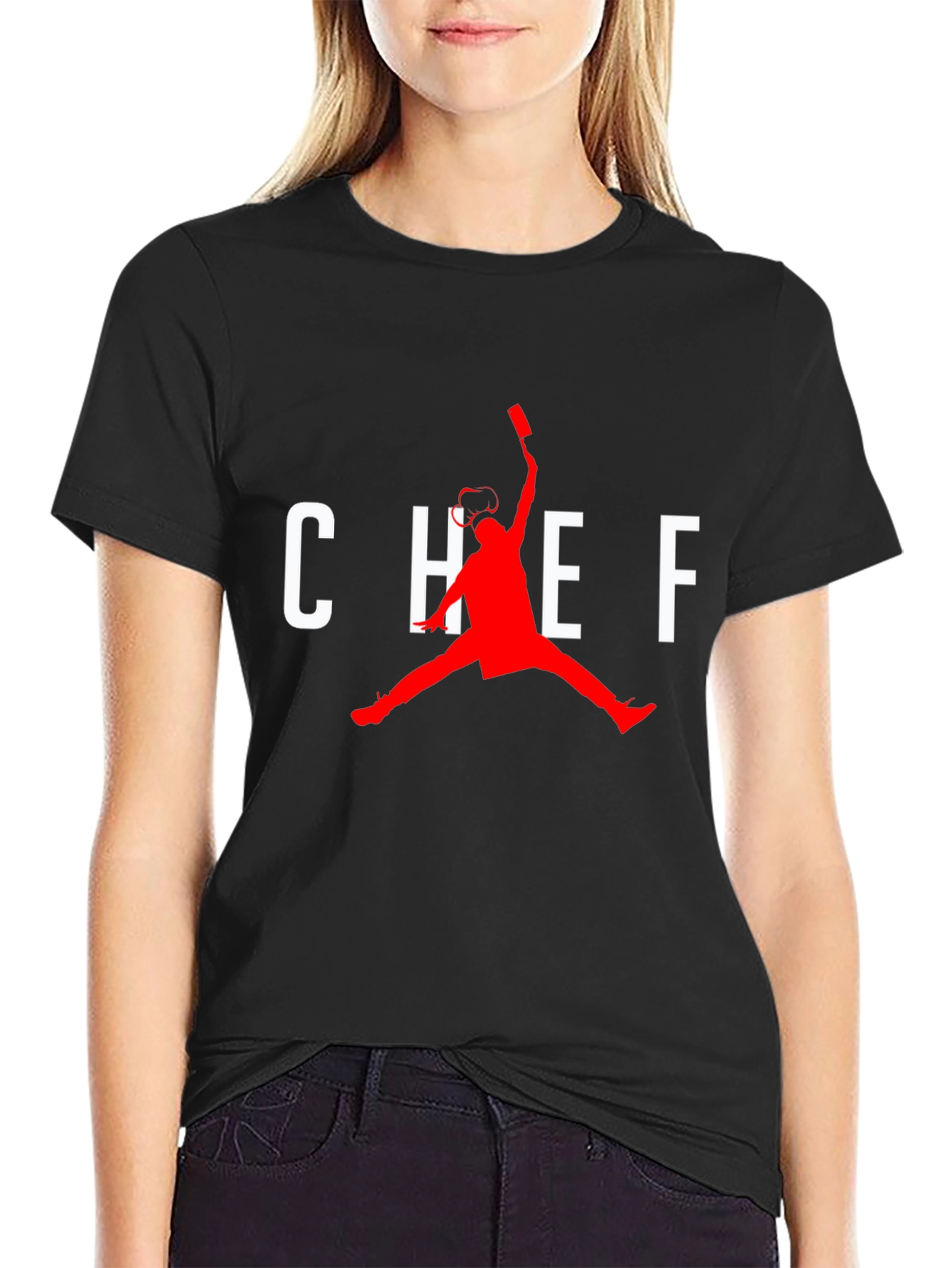Chef Inspired Graphic T-Shirt - Black