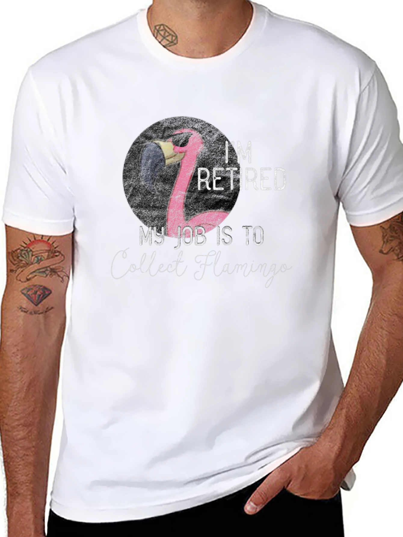 Retired Flamingo Collector Graphic Tee
