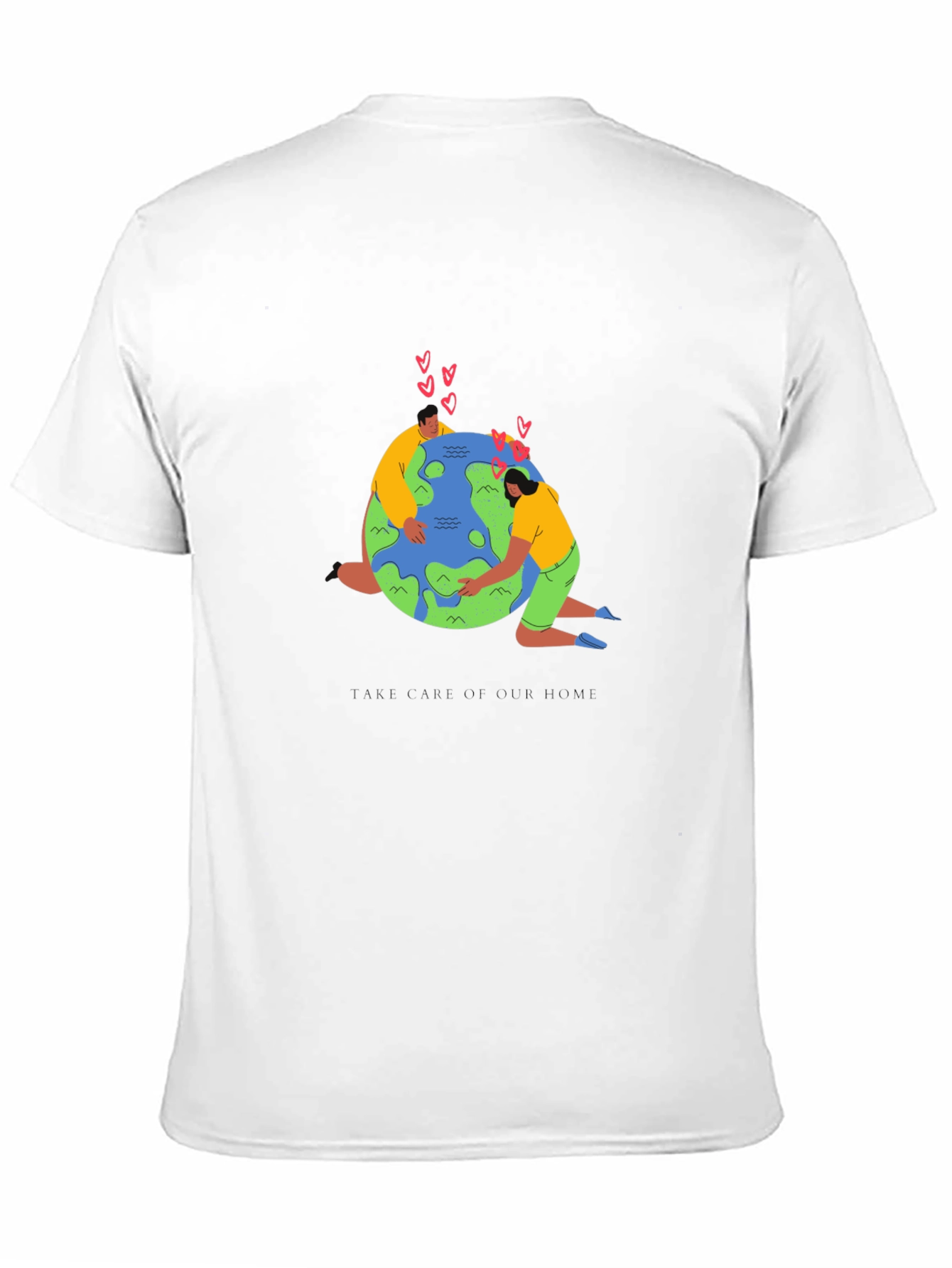 Love Our Earth Graphic Tee - Black Cotton