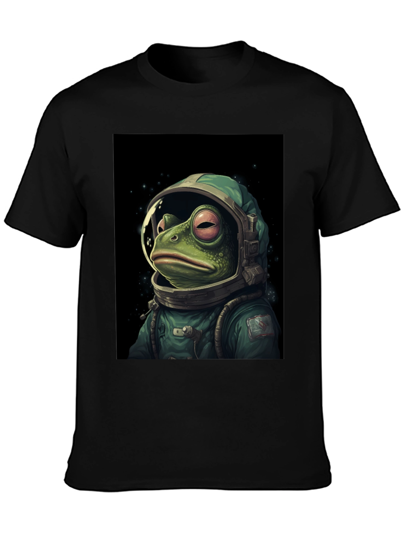 Frog Astronaut Graphic T-Shirt