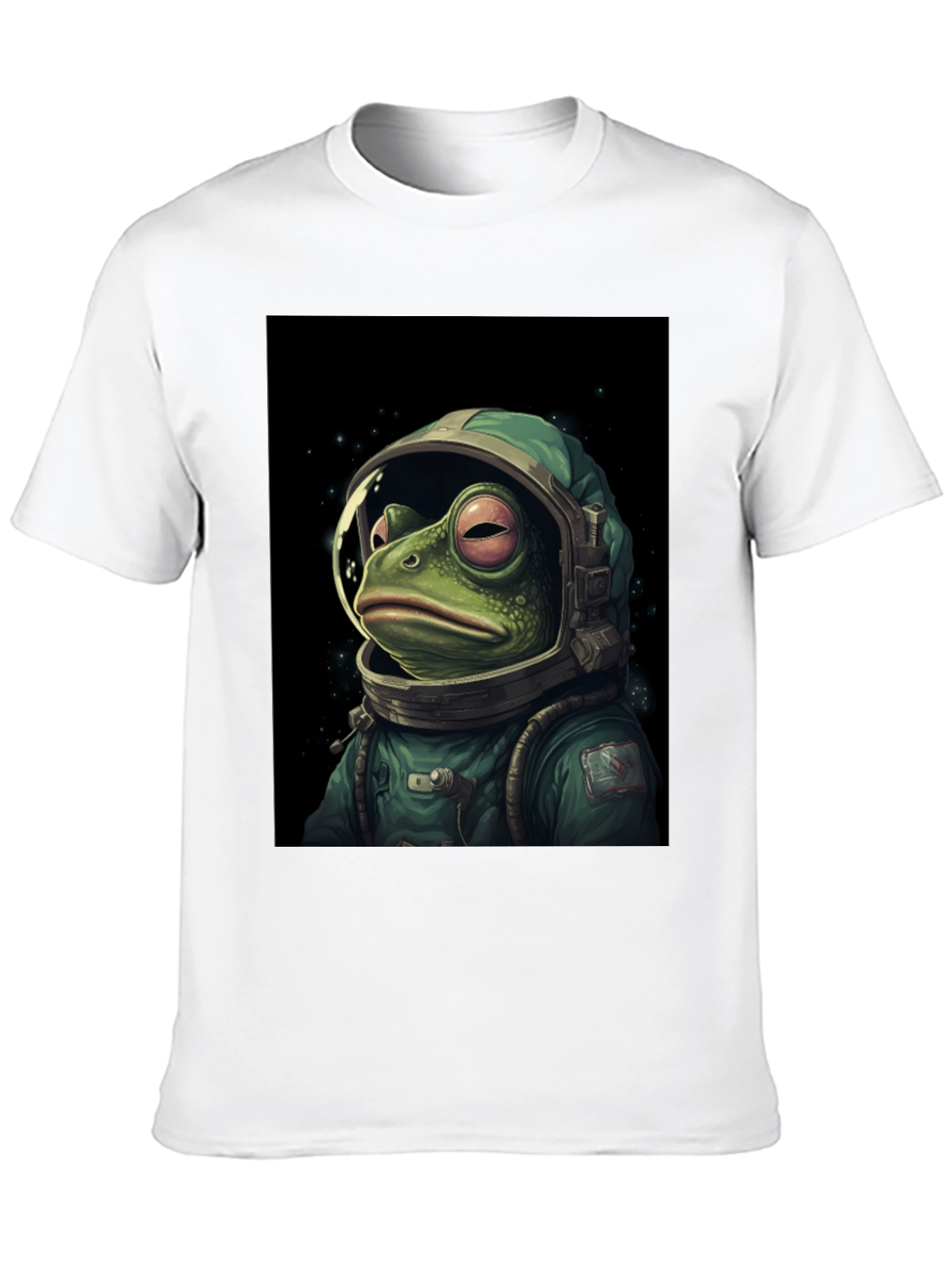Frog Astronaut Graphic T-Shirt
