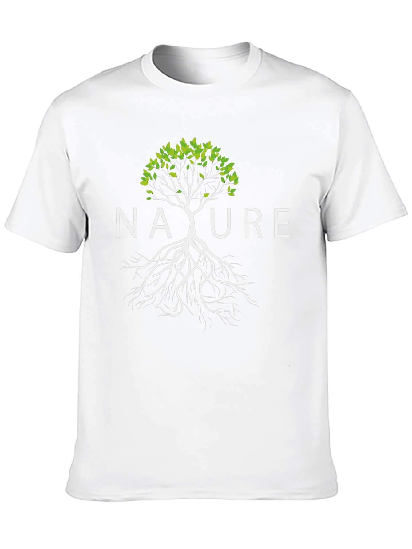 Nature Tree Graphic Tee - Soft Black T-Shirt