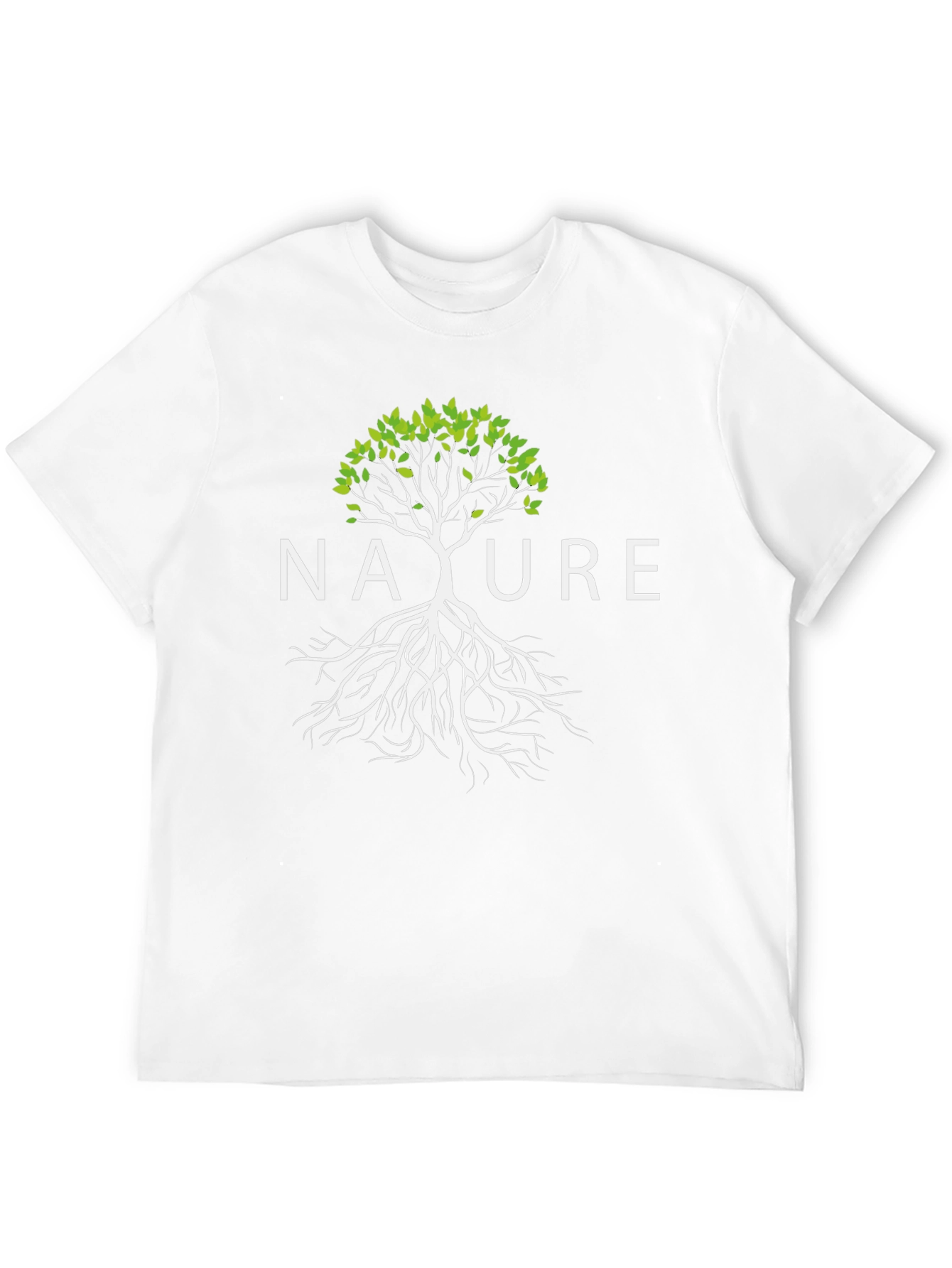 Nature Tree Graphic Tee - Soft Black T-Shirt