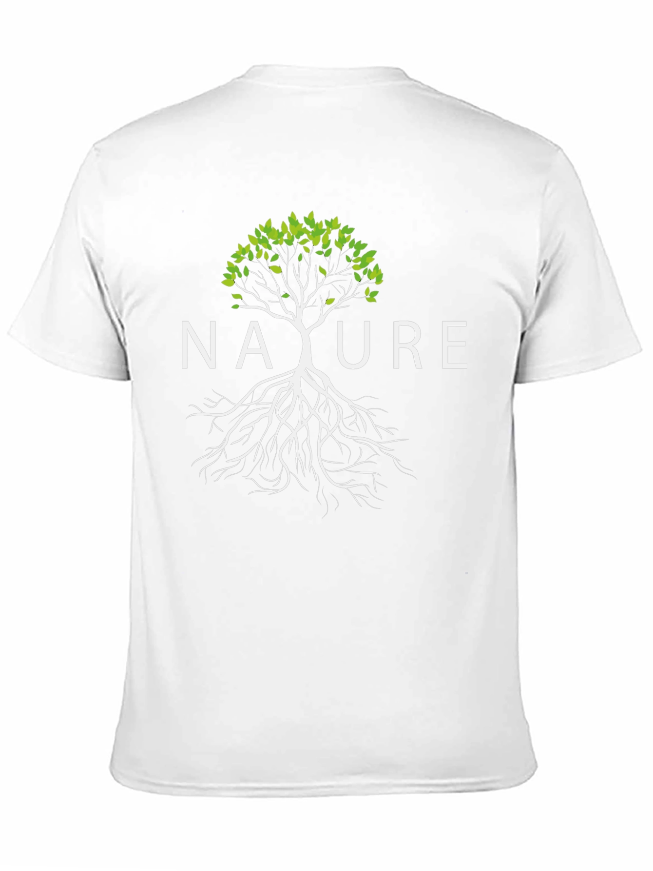 Nature Tree Graphic Tee - Soft Black T-Shirt