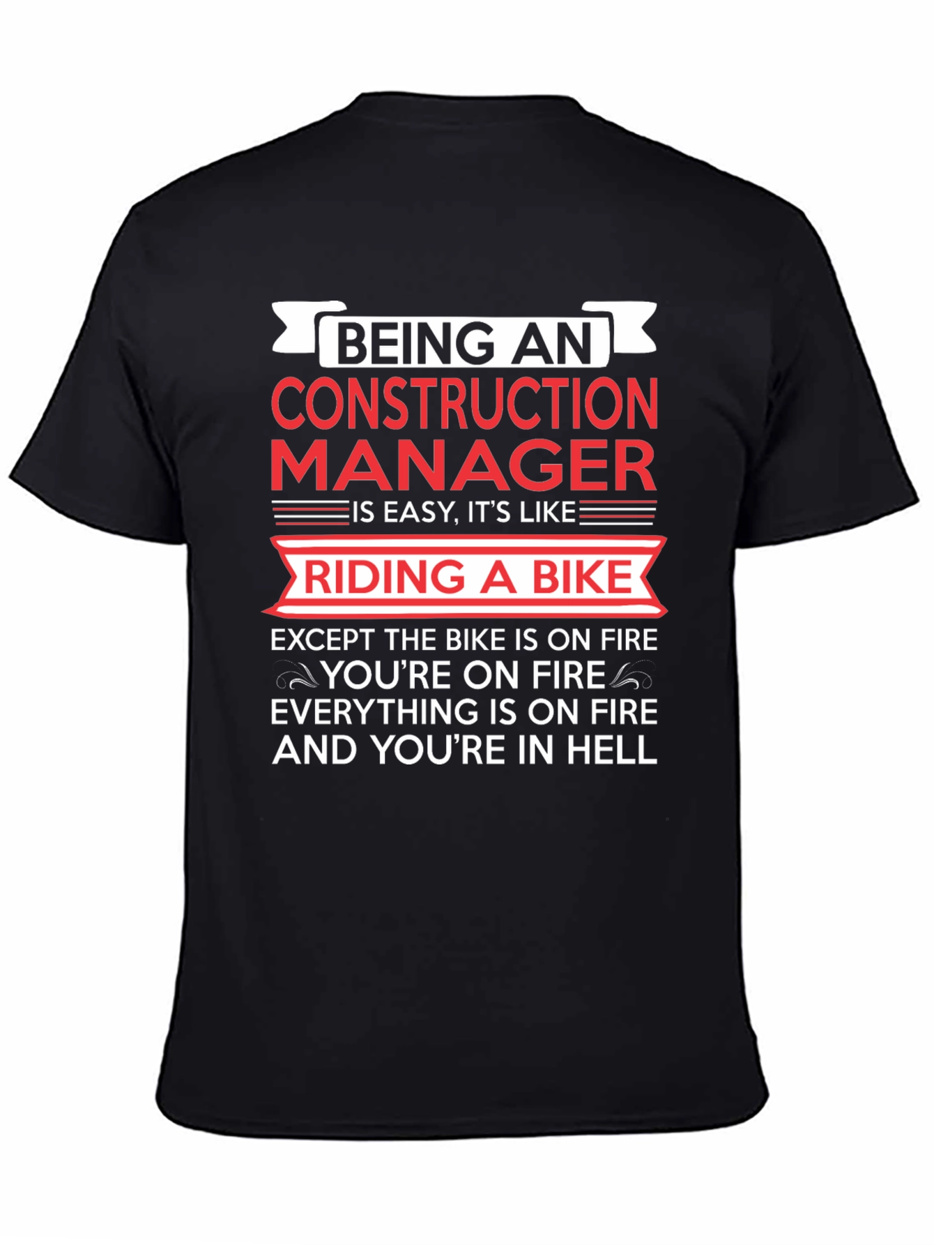 Construction Manager Funny T-Shirt