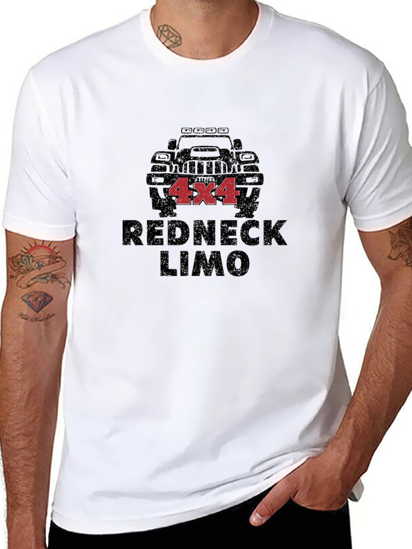 Redneck Limo 4x4 Graphic Tee