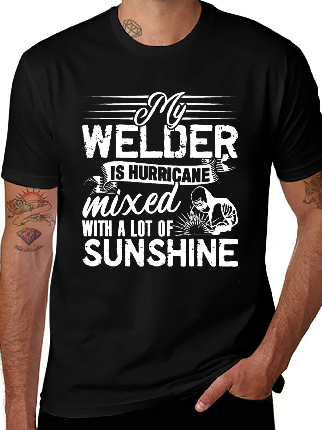 Welder T-Shirt - Hurricane & Sunshine Design