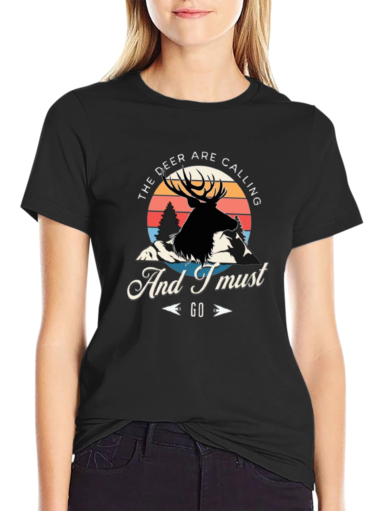 Deer Calling T-Shirt - Nature Adventure Tee