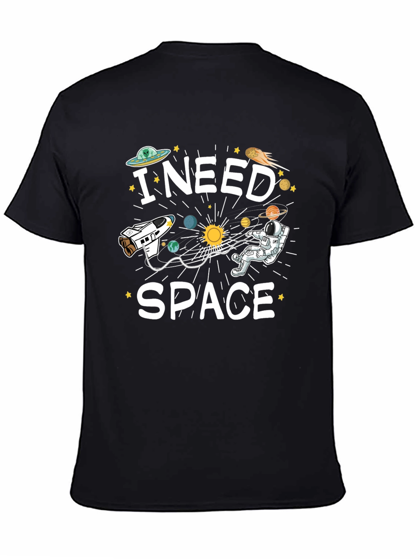 I Need Space T-Shirt Funny Astronaut Design