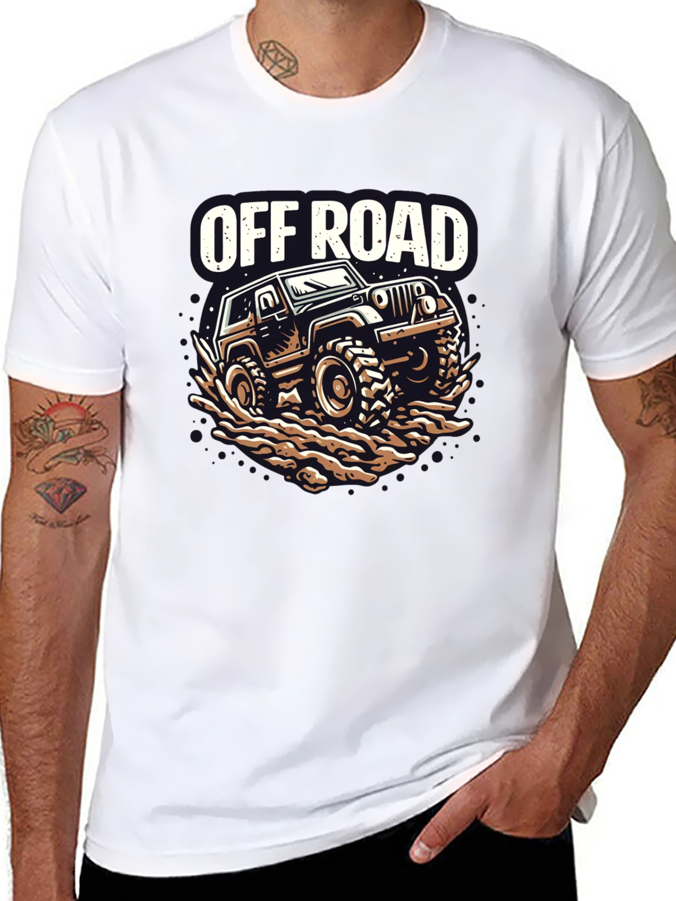 Off Road Graphic T-Shirt Black