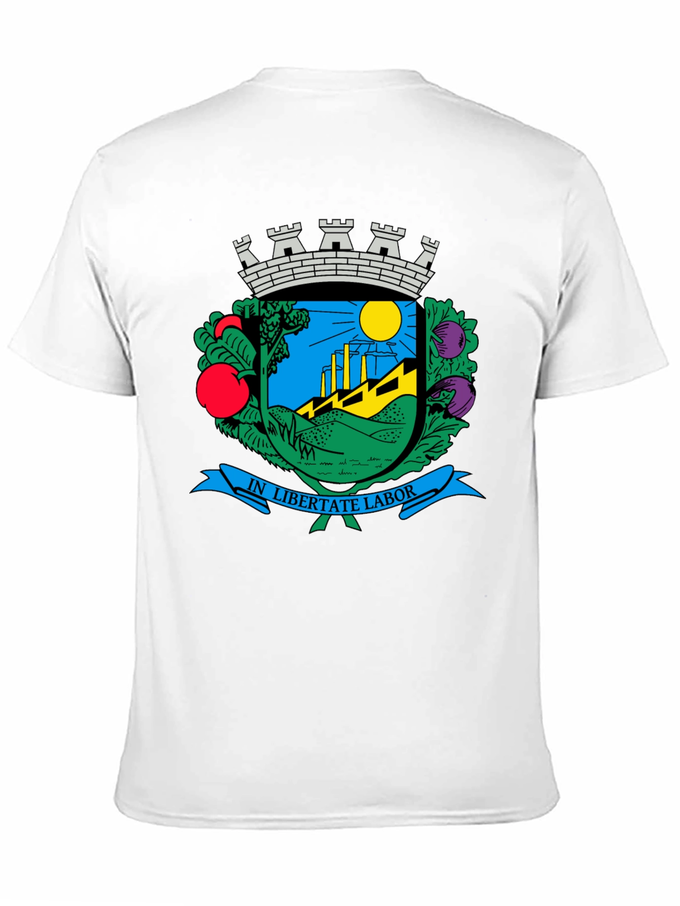 Coat of Arms Black T-Shirt - Classic Design