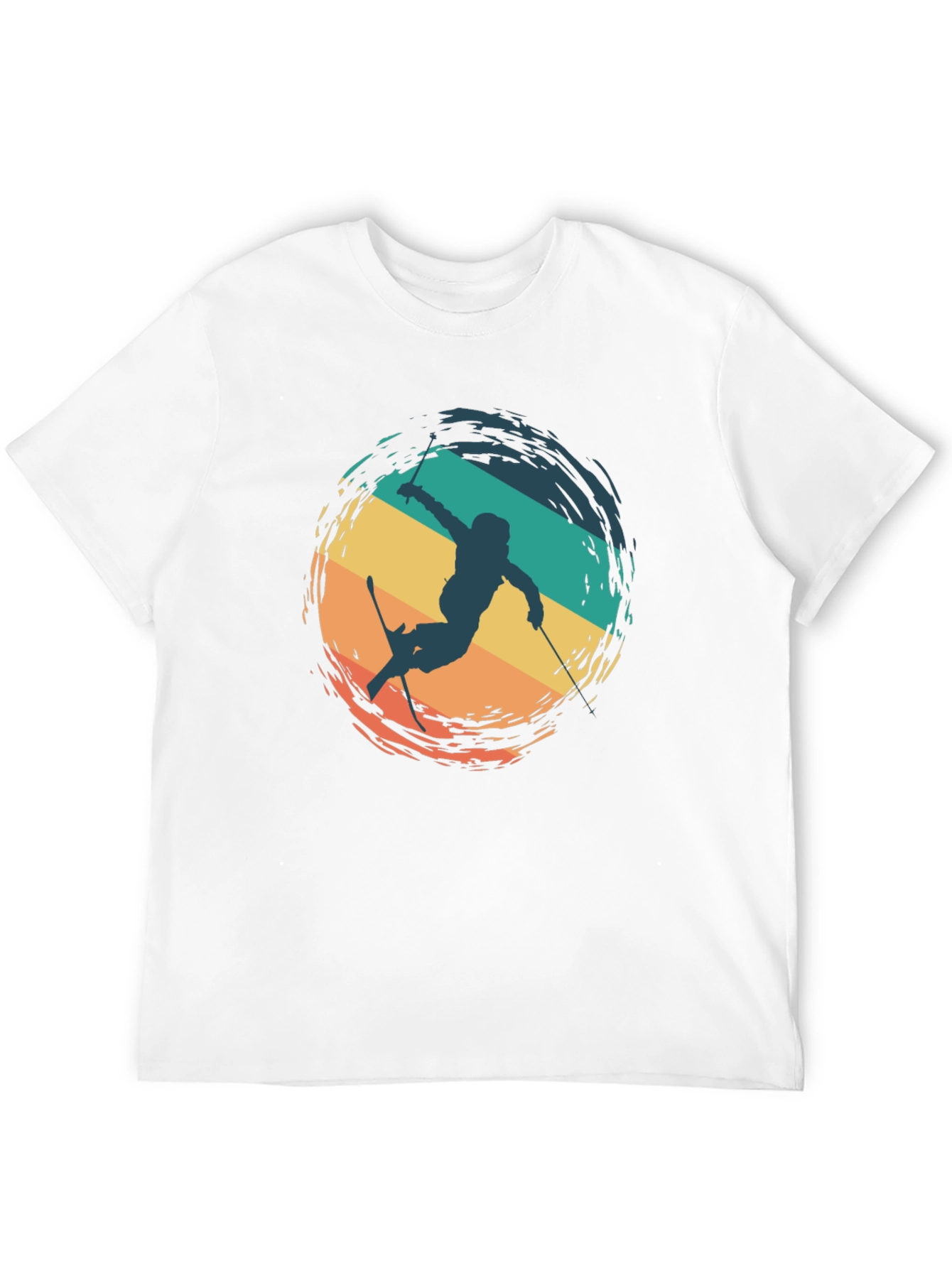 Retro Ski T-Shirt - Stylish Winter Apparel