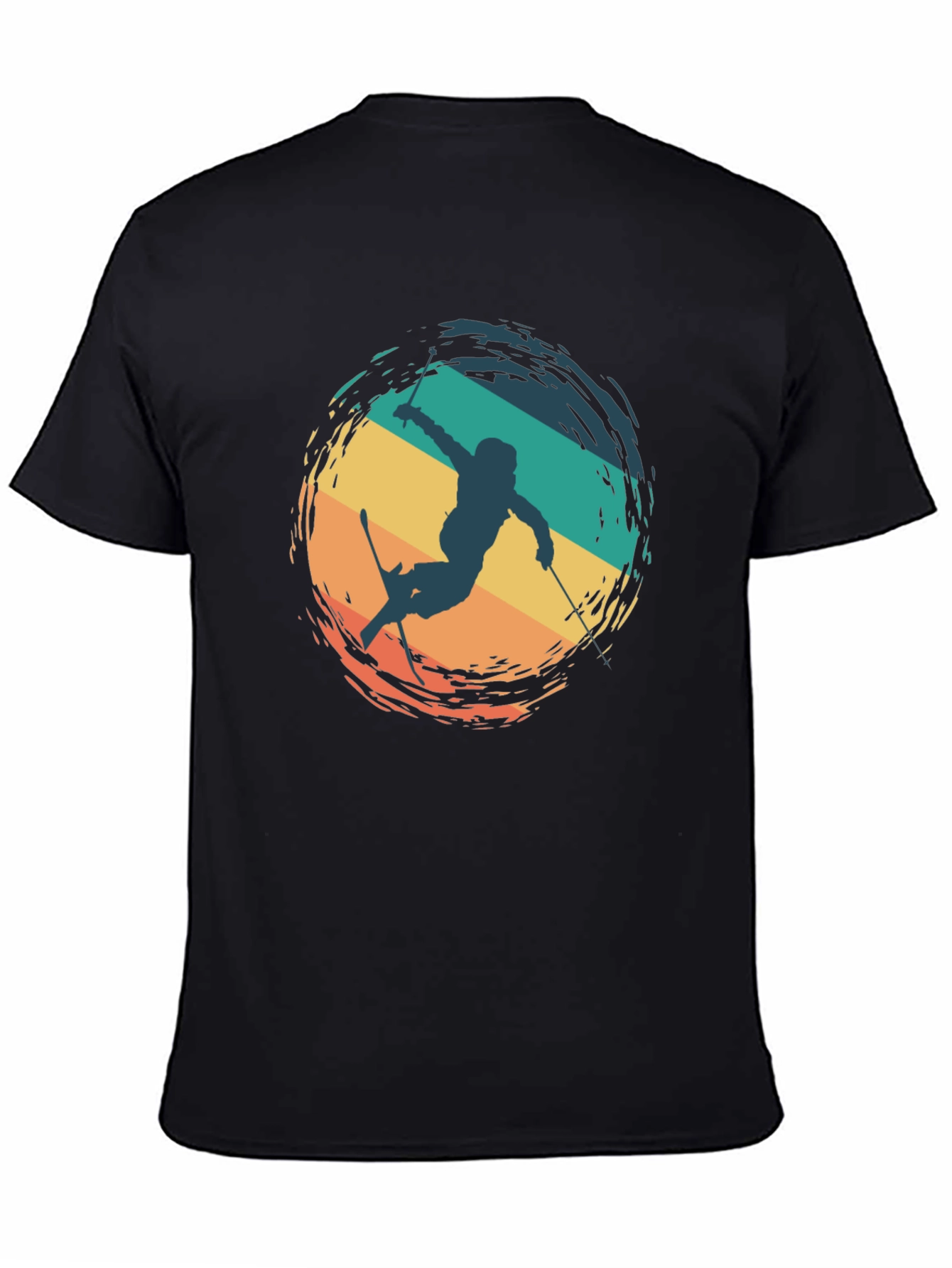 Retro Ski T-Shirt - Stylish Winter Apparel