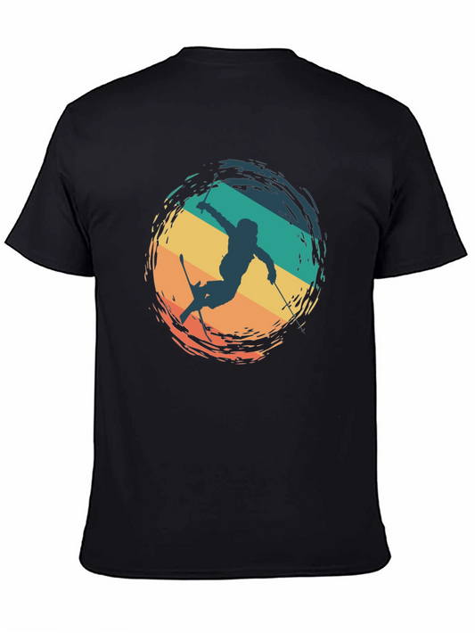 Retro Ski T-Shirt - Stylish Winter Apparel