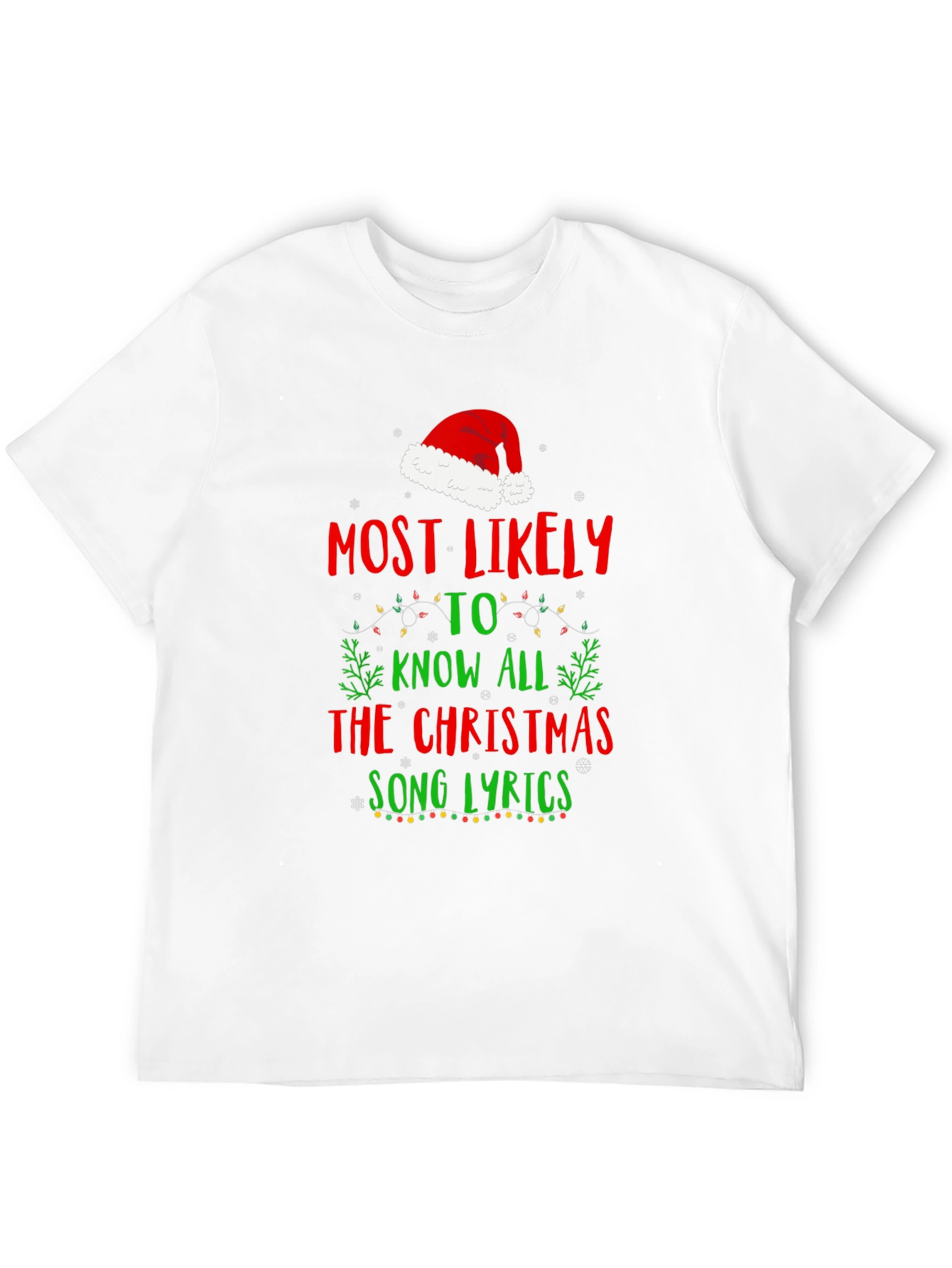 Christmas Song Lyric T-Shirt