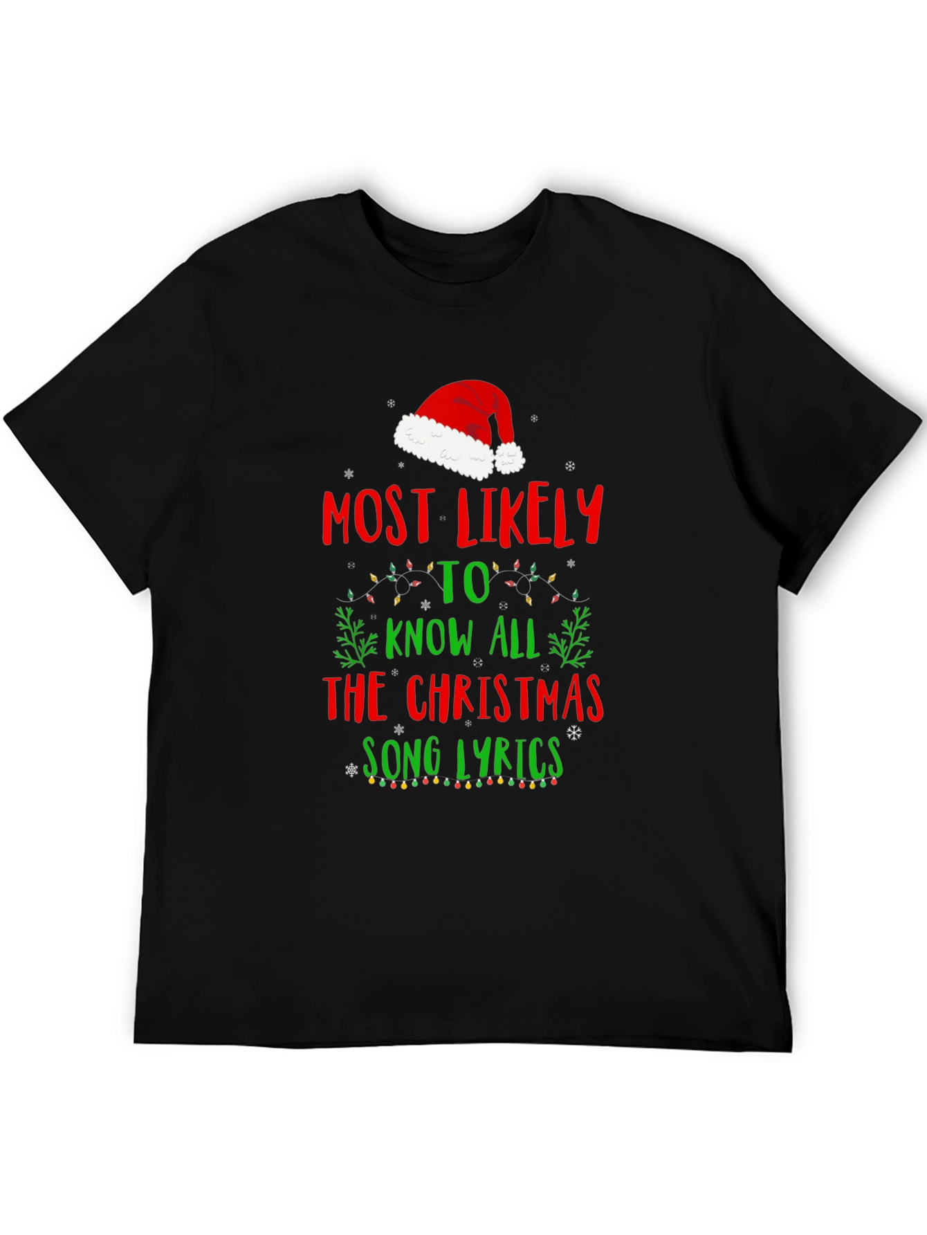 Christmas Song Lyric T-Shirt