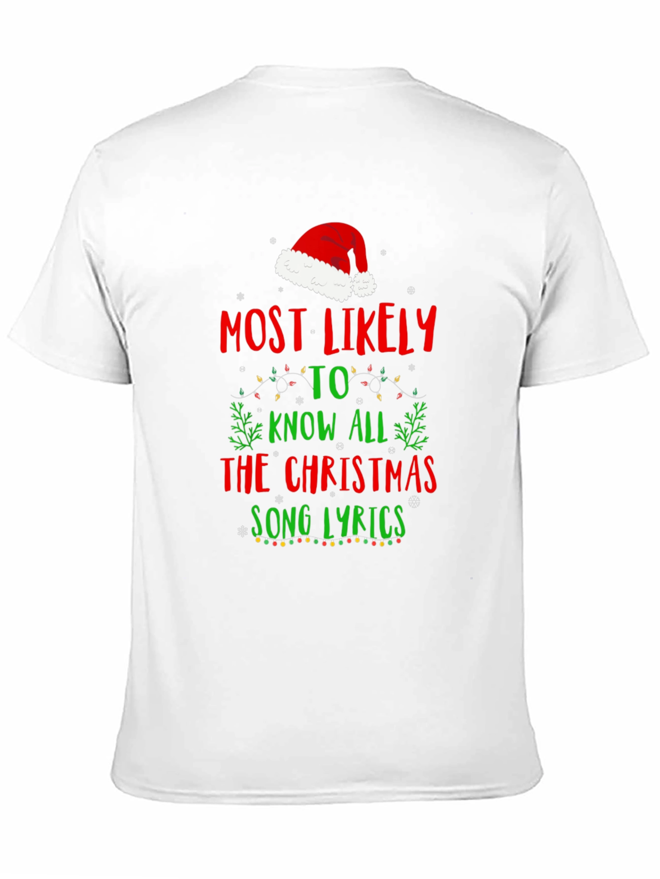Christmas Song Lyric T-Shirt