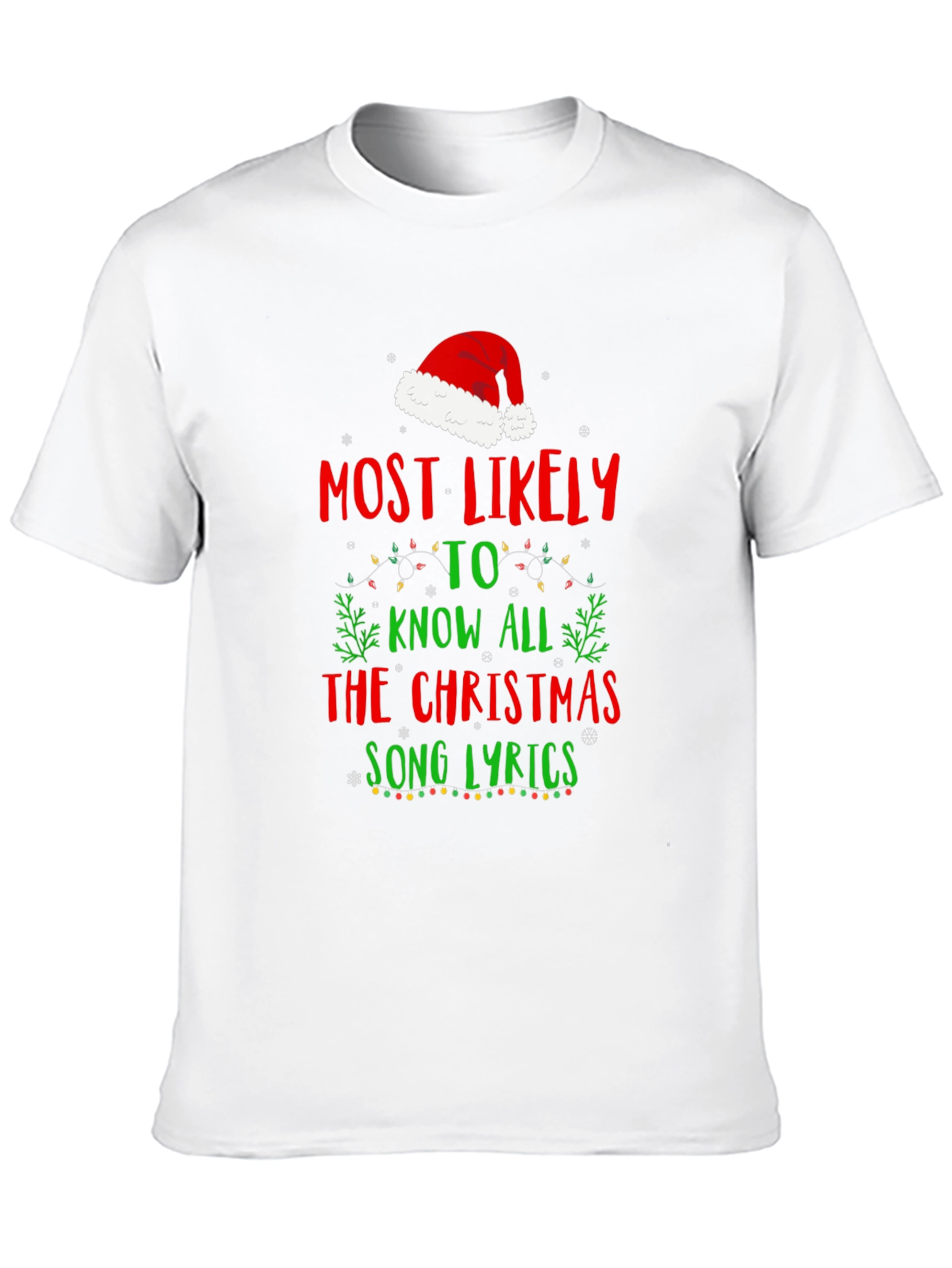 Christmas Song Lyric T-Shirt