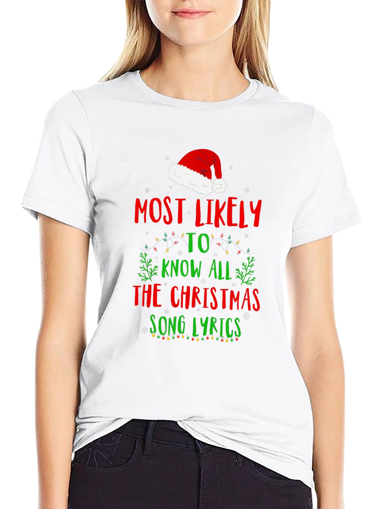 Christmas Song Lyric T-Shirt