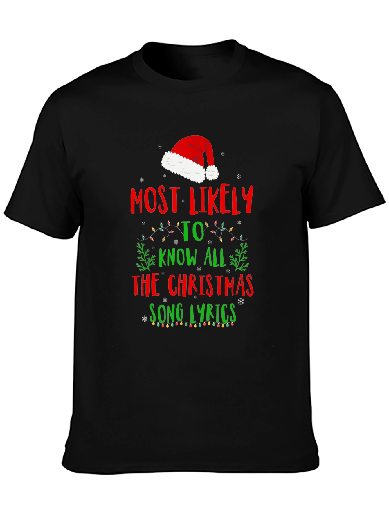 Christmas Song Lyric T-Shirt