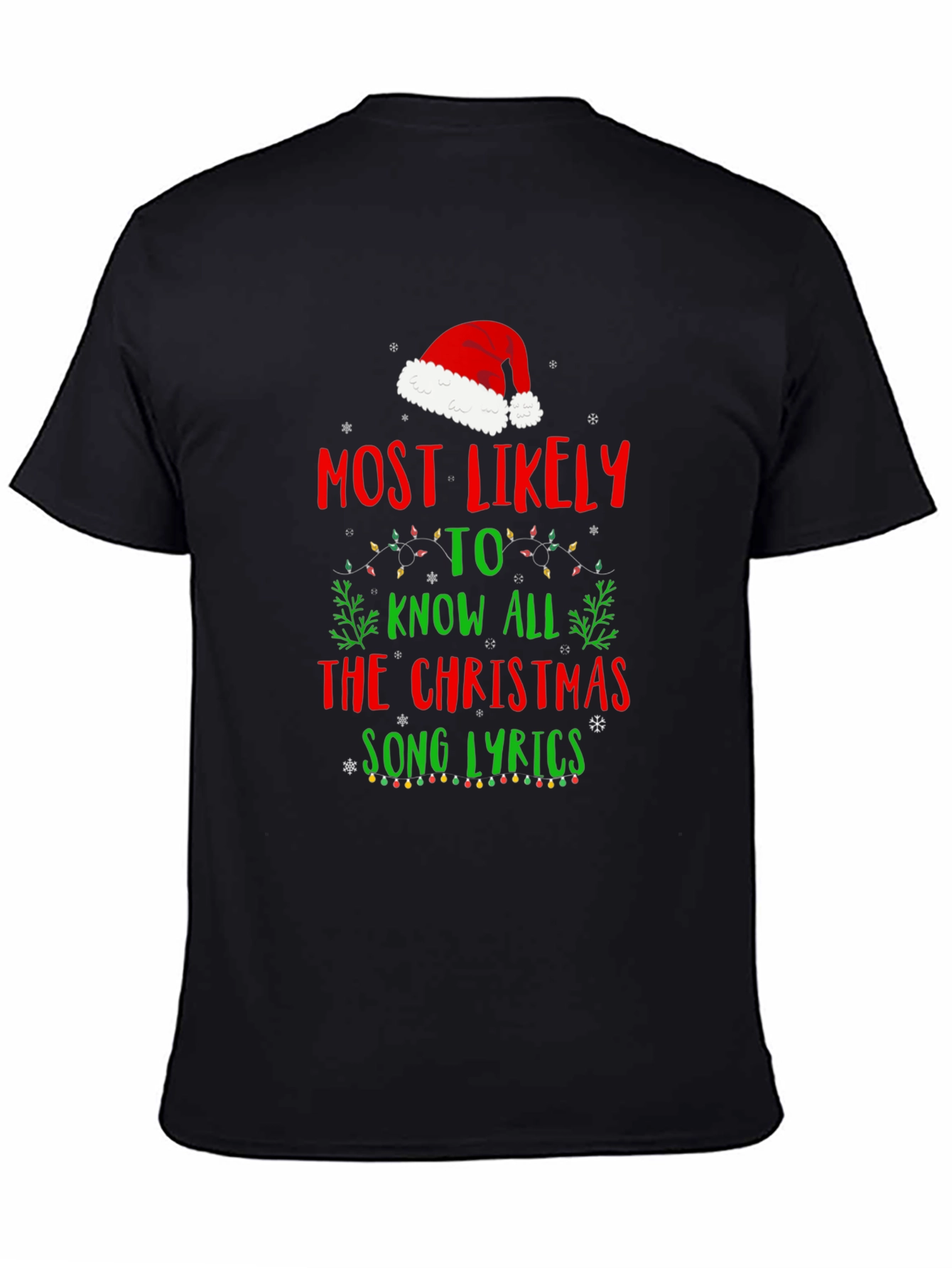 Christmas Song Lyric T-Shirt