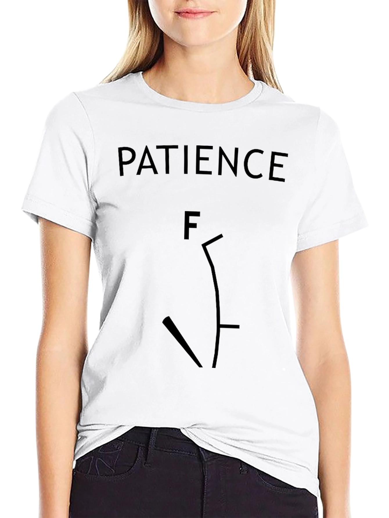 Patience Graphic Tee - Stylish Unisex Cotton T-Shirt