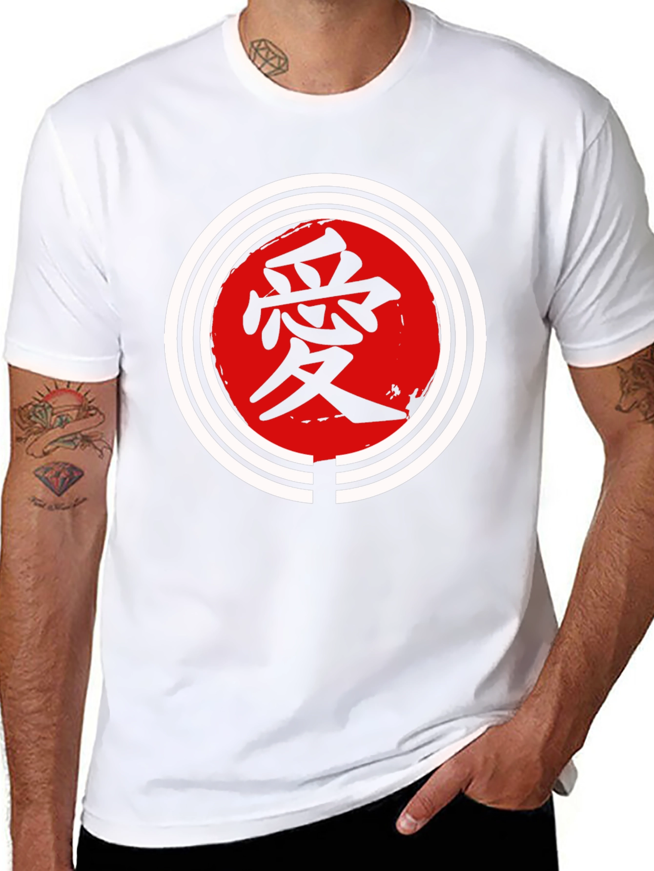 Japanese Love Symbol Graphic Tee