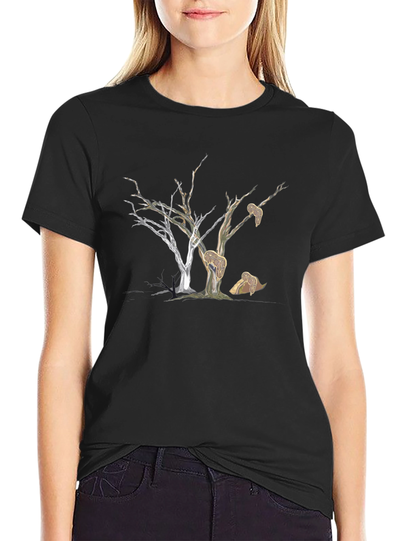 Surreal Tree Graphic Tee - Unique Artistic Design