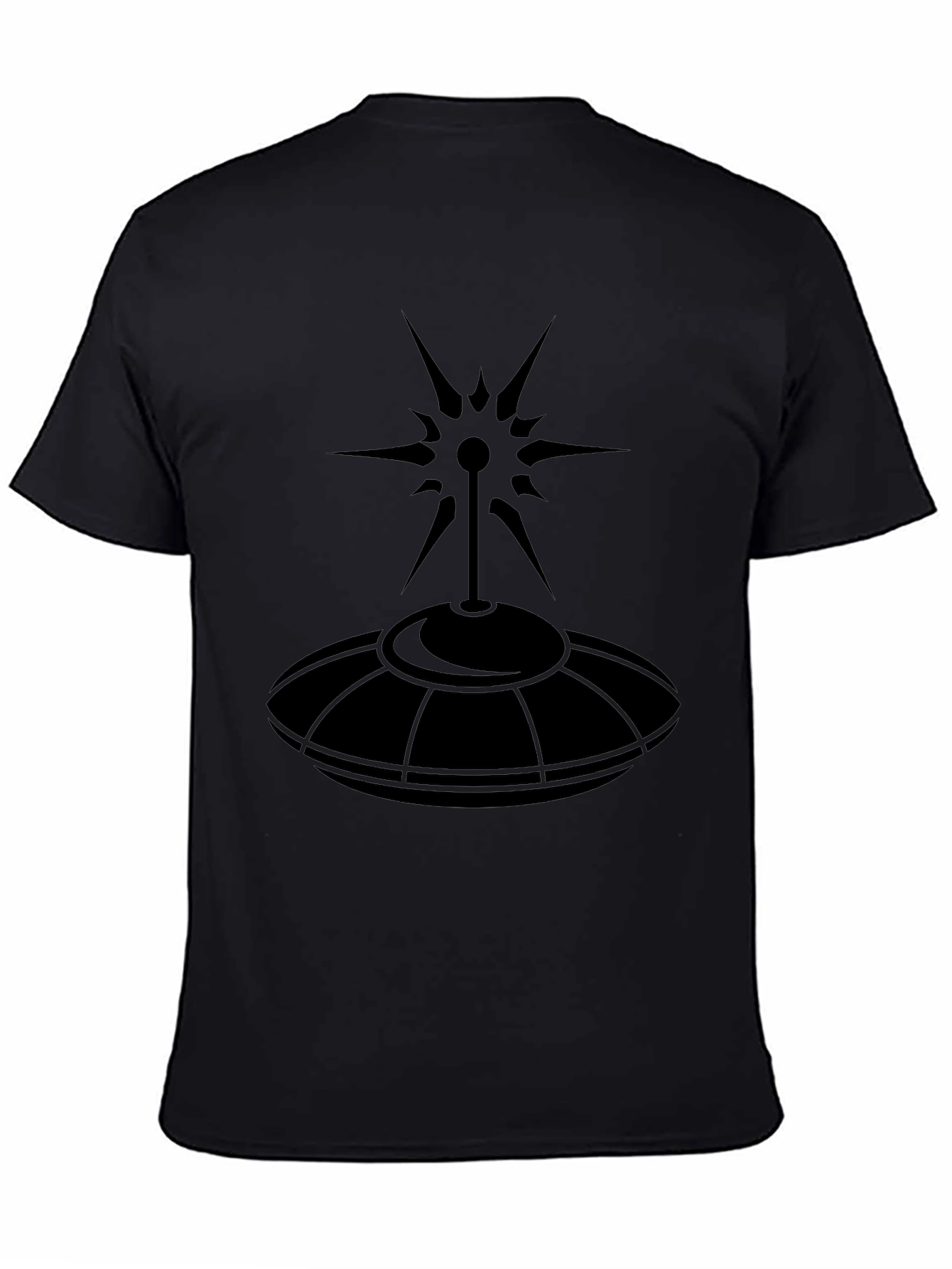 UFO Graphic Tee - Stylish Black T-Shirt