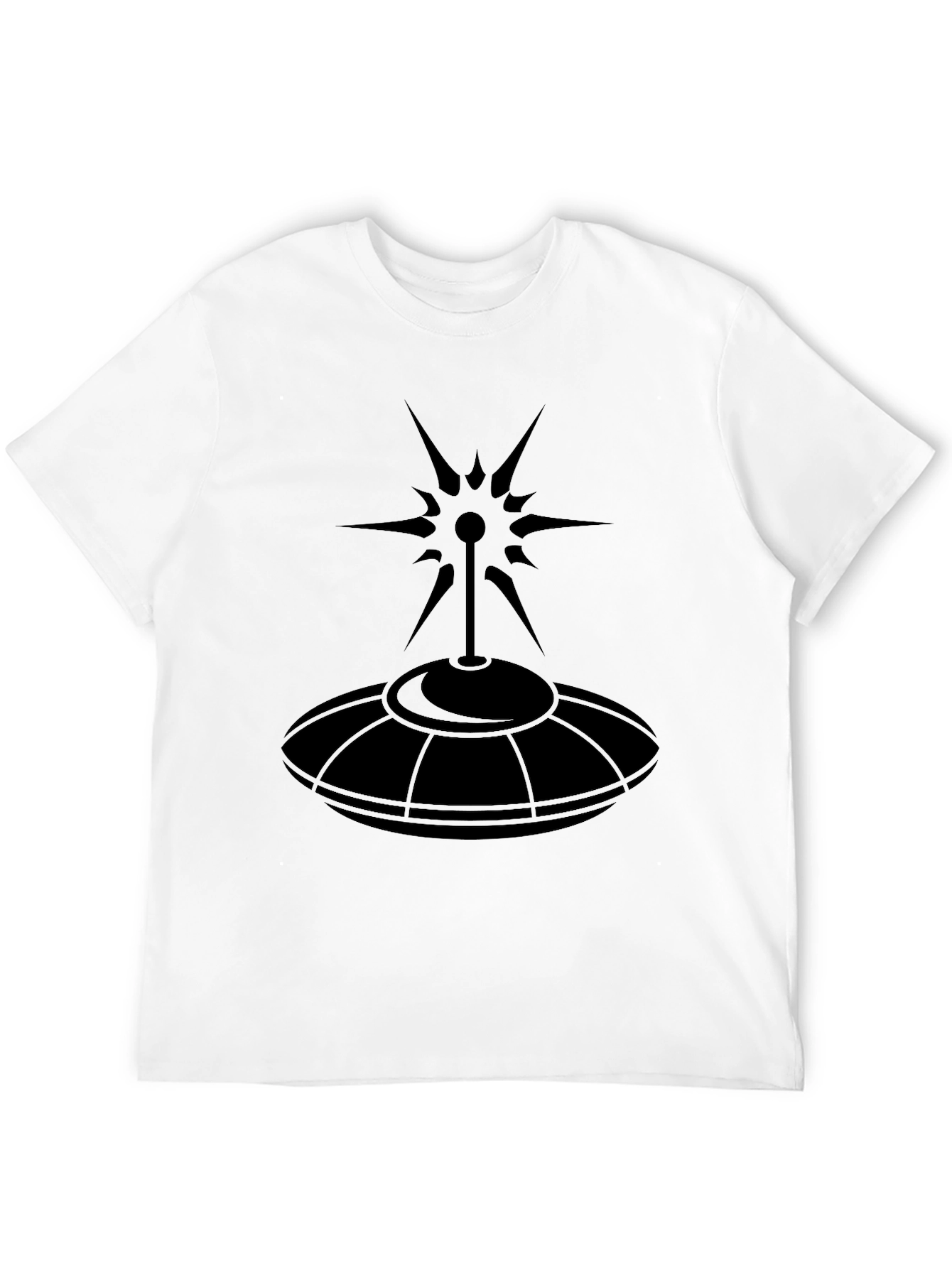 UFO Graphic Tee - Stylish Black T-Shirt