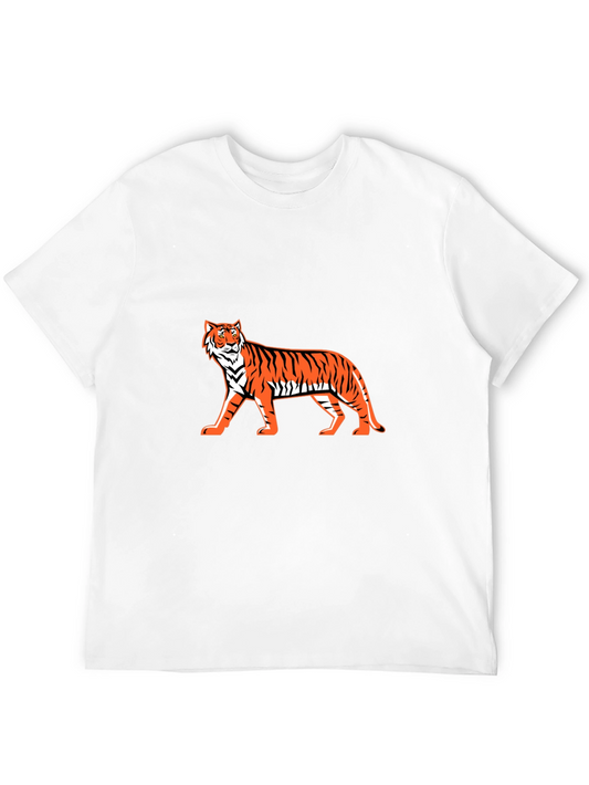 Bold Tiger Graphic Tee - Stylish Black T-Shirt