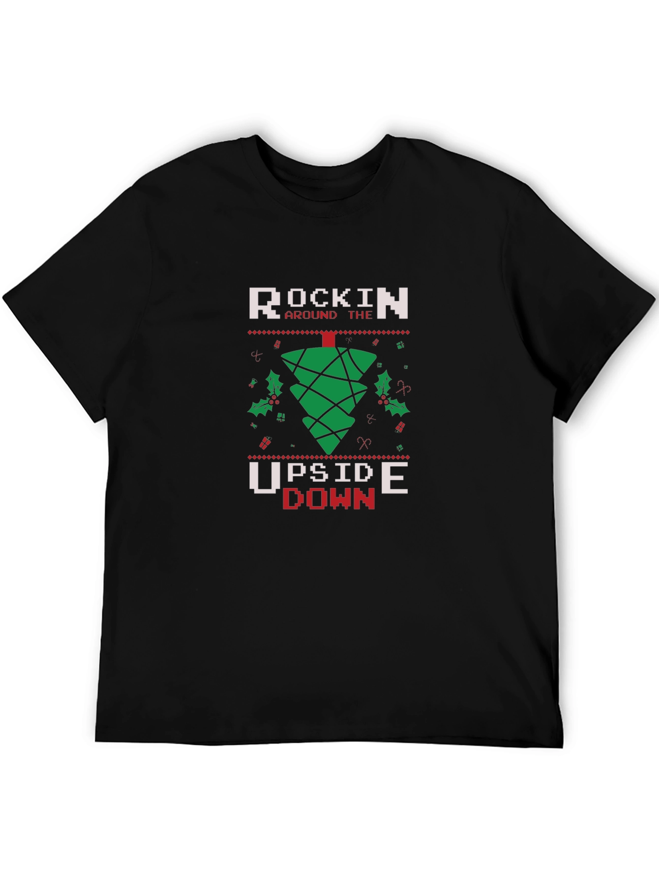 Rockin Upside Down Christmas T-Shirt