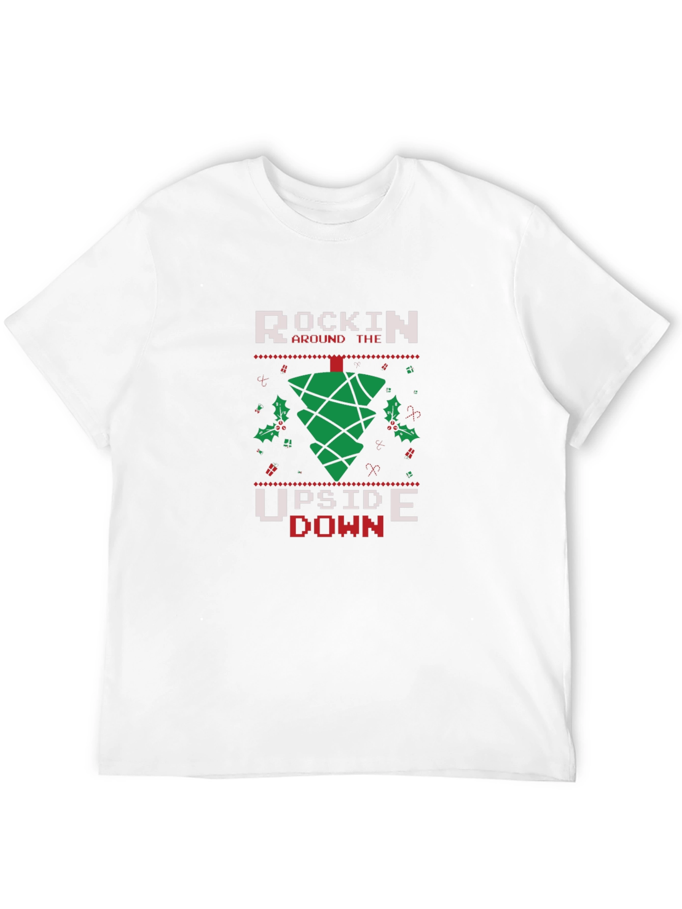 Rockin Upside Down Christmas T-Shirt