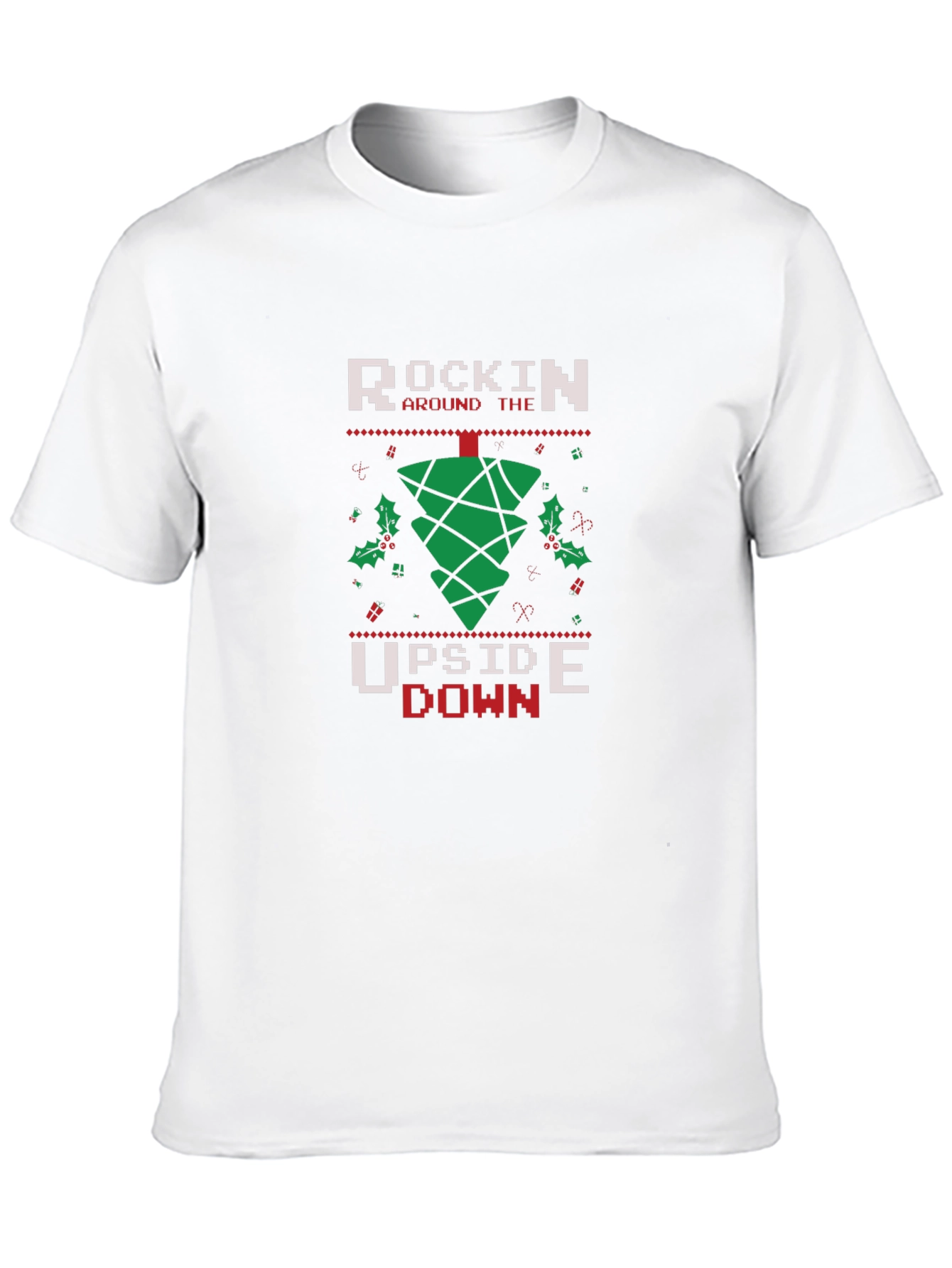 Rockin Upside Down Christmas T-Shirt