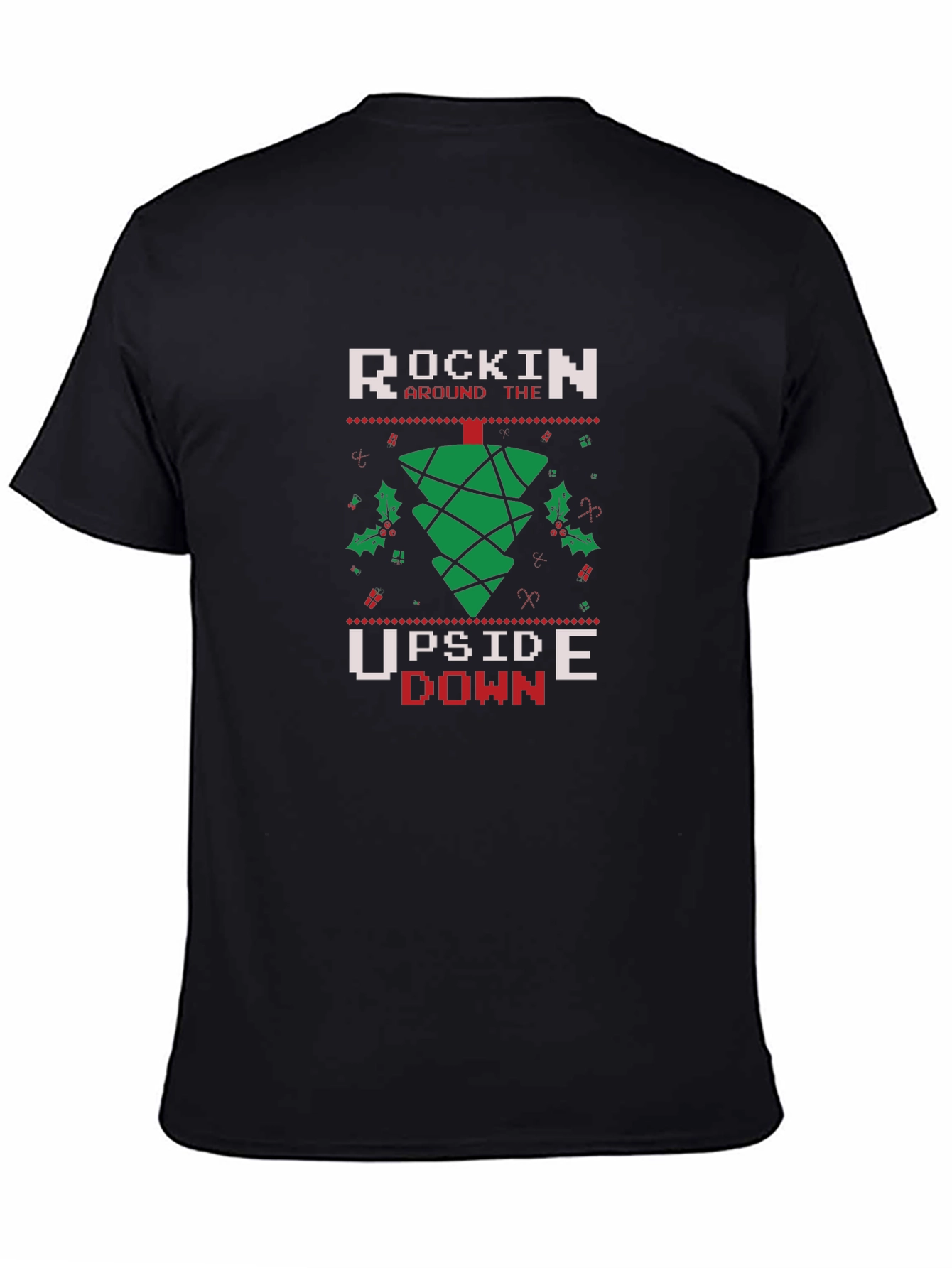 Rockin Upside Down Christmas T-Shirt