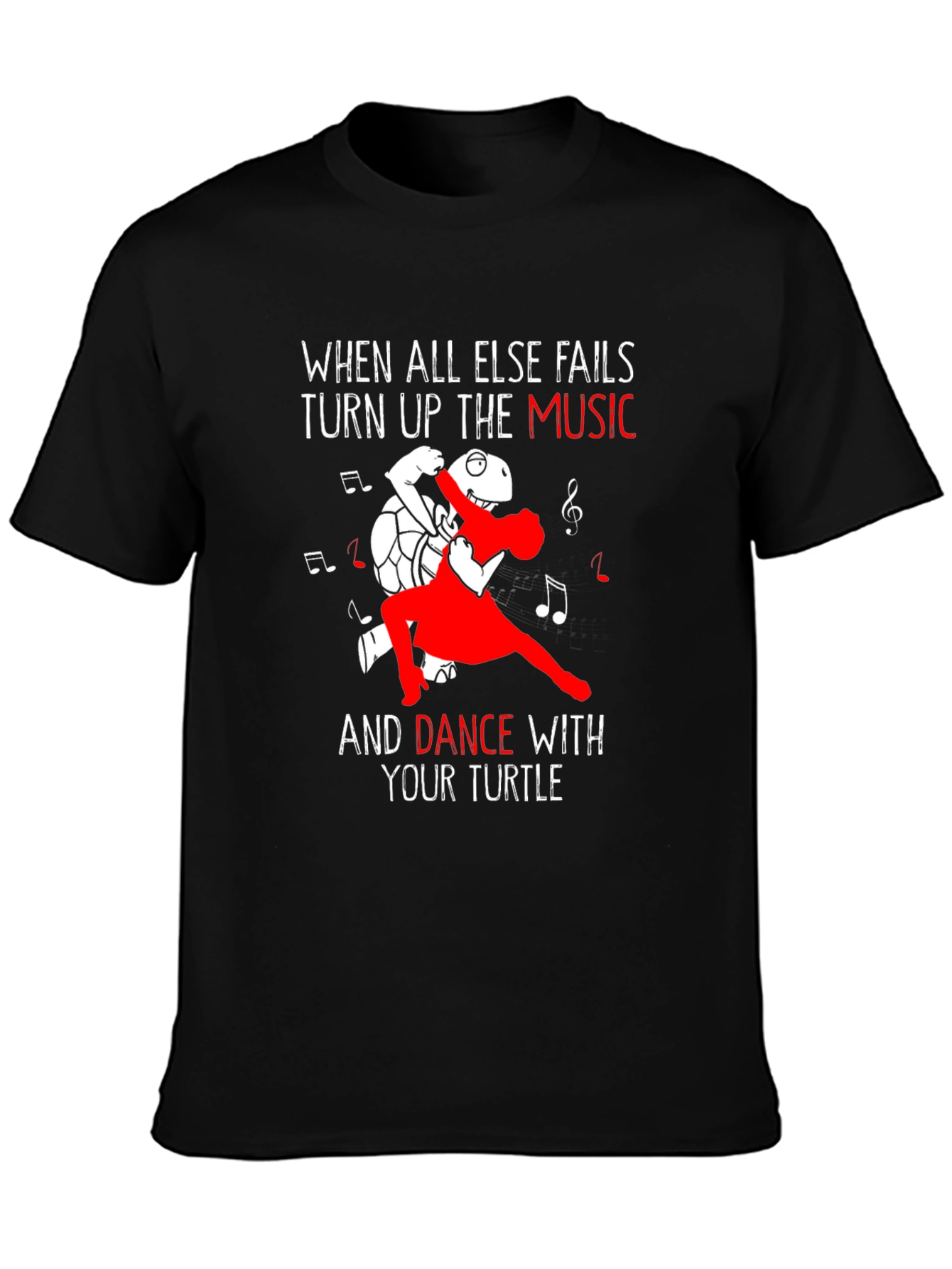 Dance with Your Turtle Graphic T-Shirt