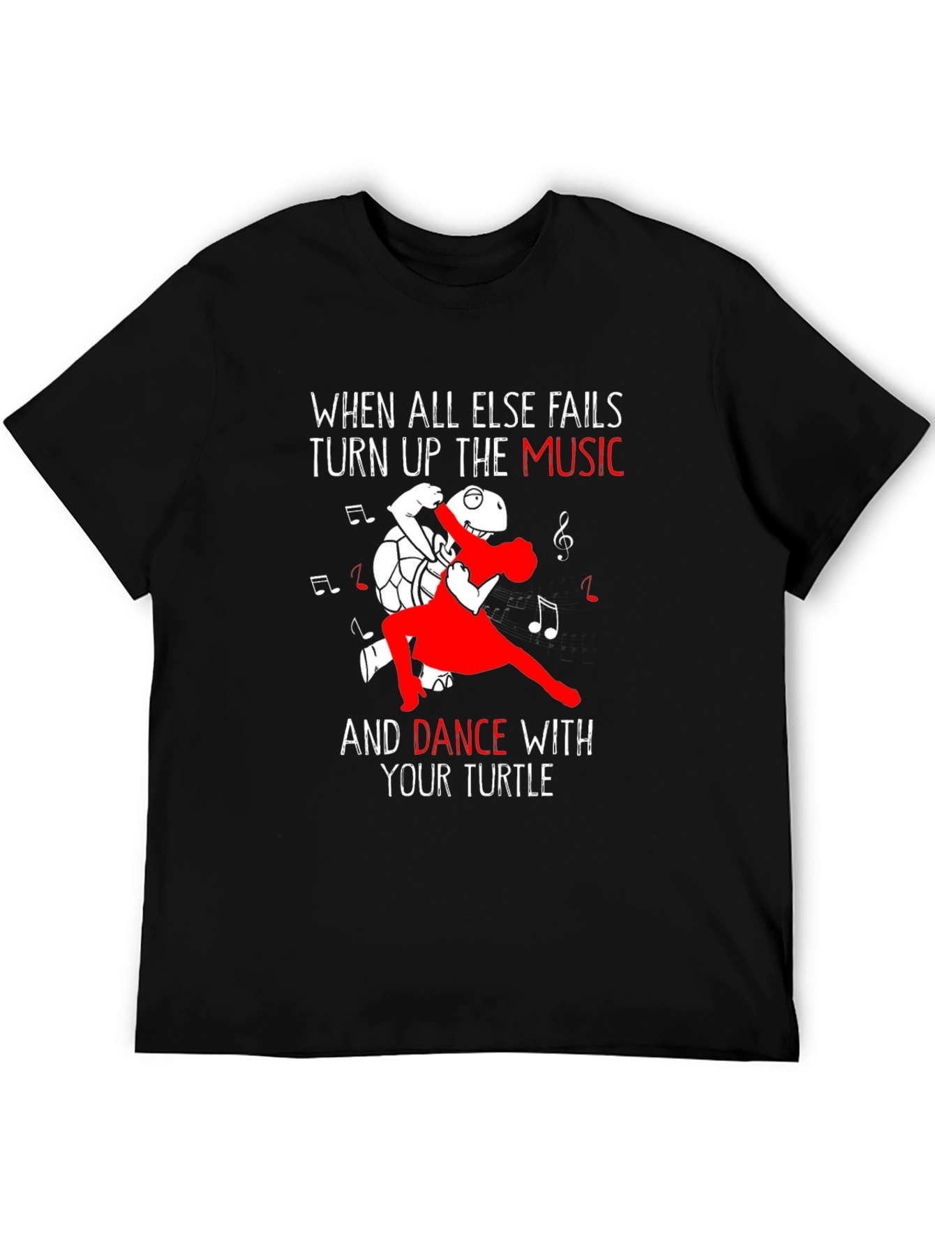 Dance with Your Turtle Graphic T-Shirt