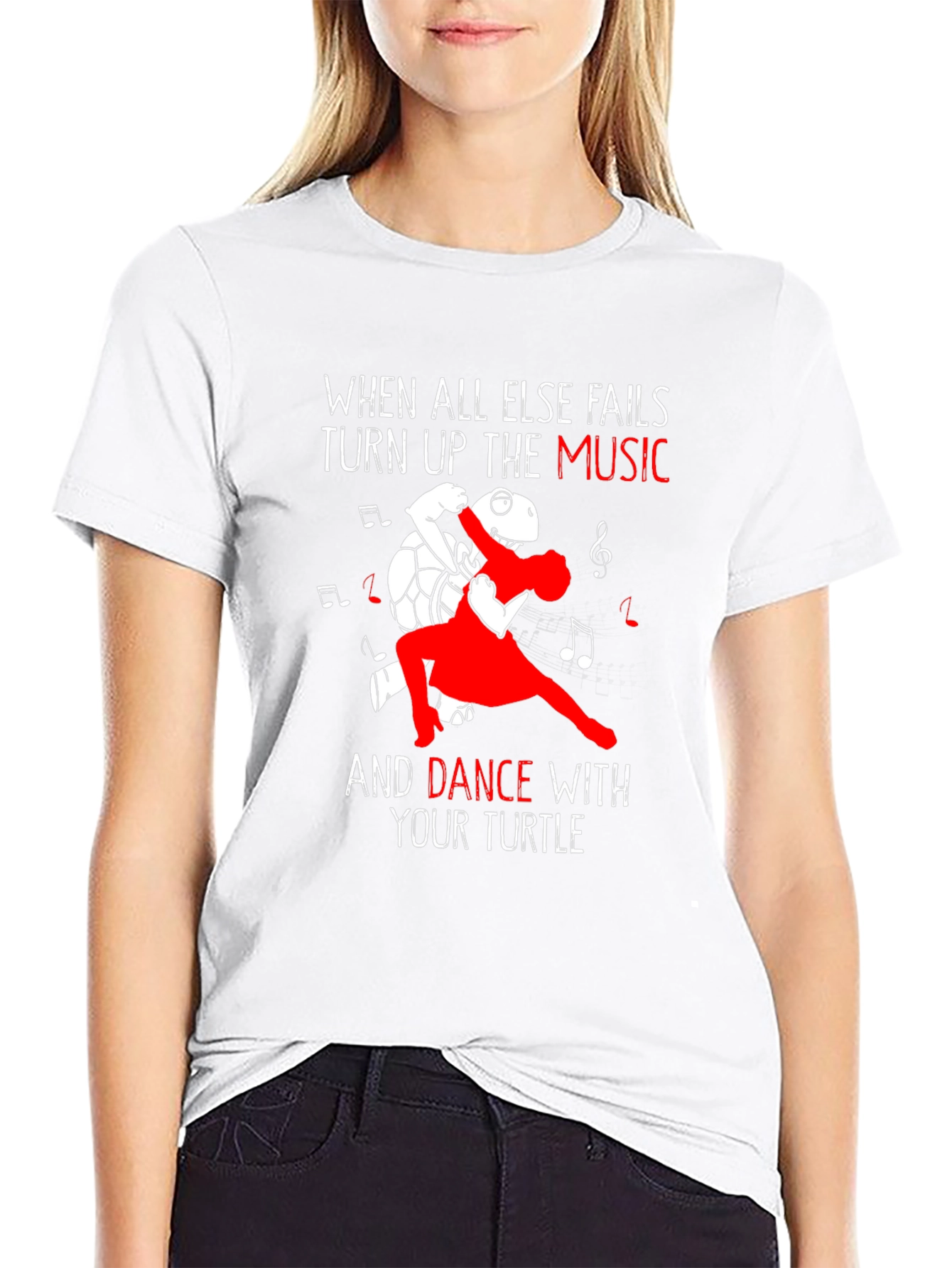 Dance with Your Turtle Graphic T-Shirt