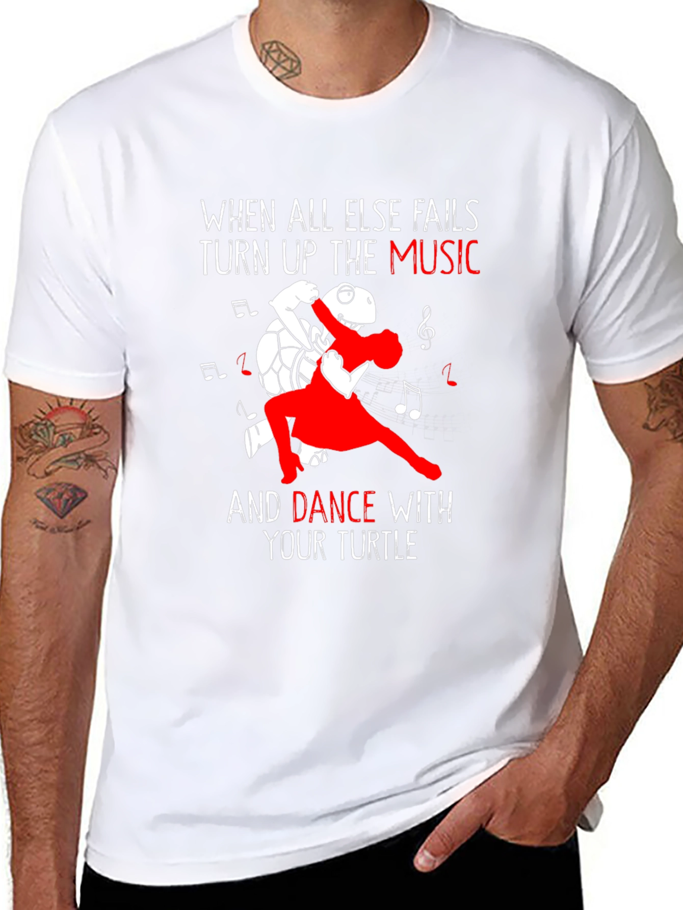 Dance with Your Turtle Graphic T-Shirt