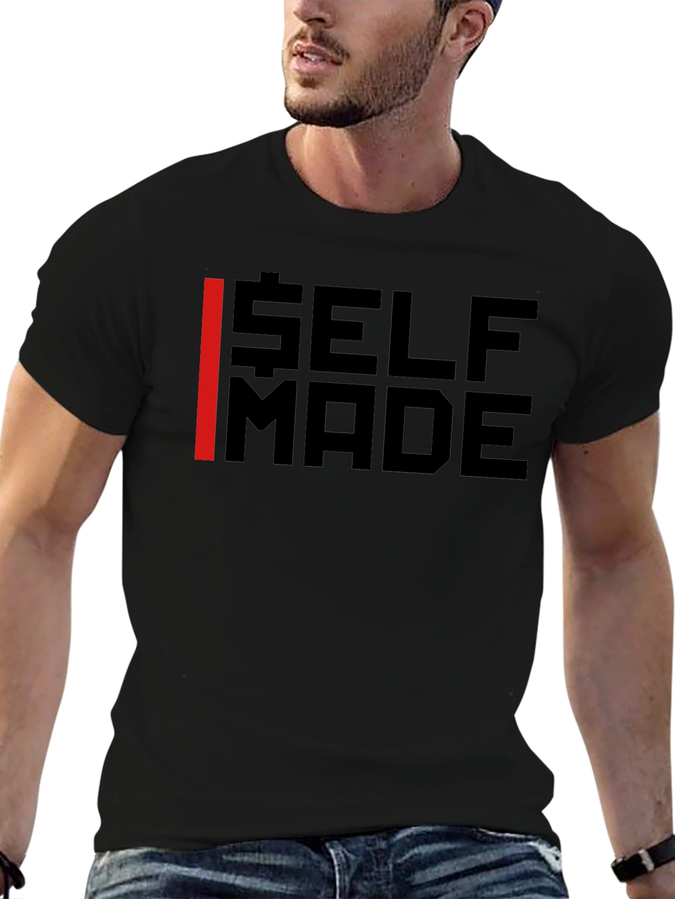 Self Made Graphic Tee - Bold Statement T-Shirt
