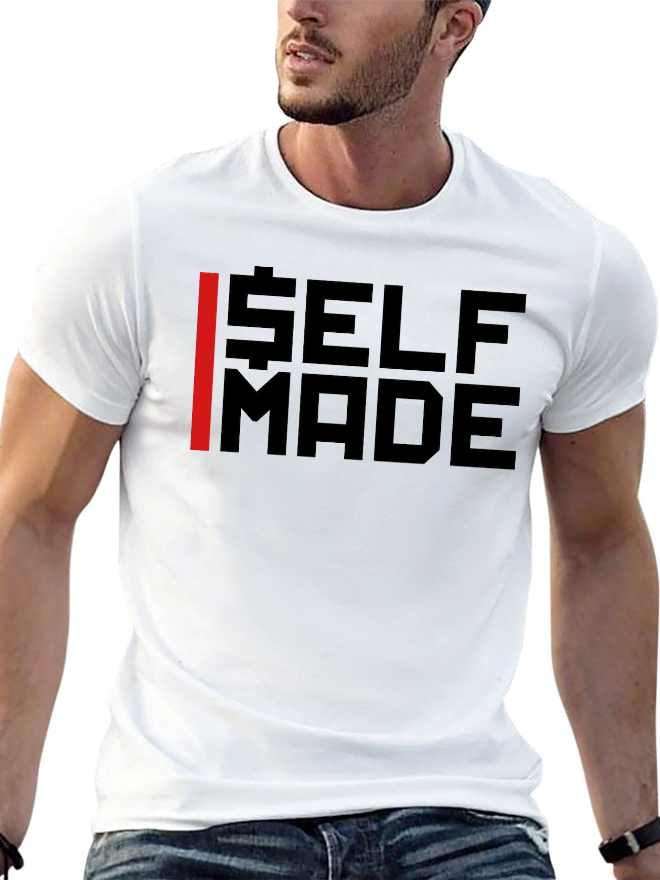 Self Made Graphic Tee - Bold Statement T-Shirt