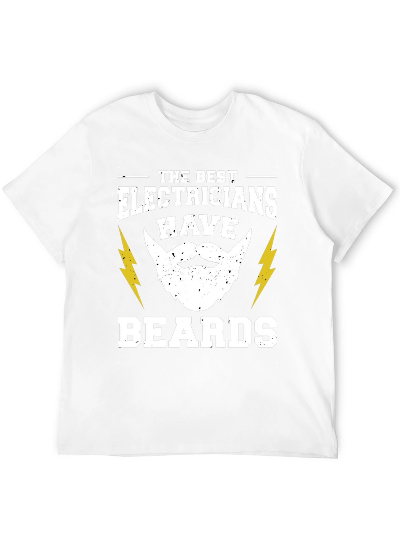 Electrician Beard T-Shirt - Funny Job Gift
