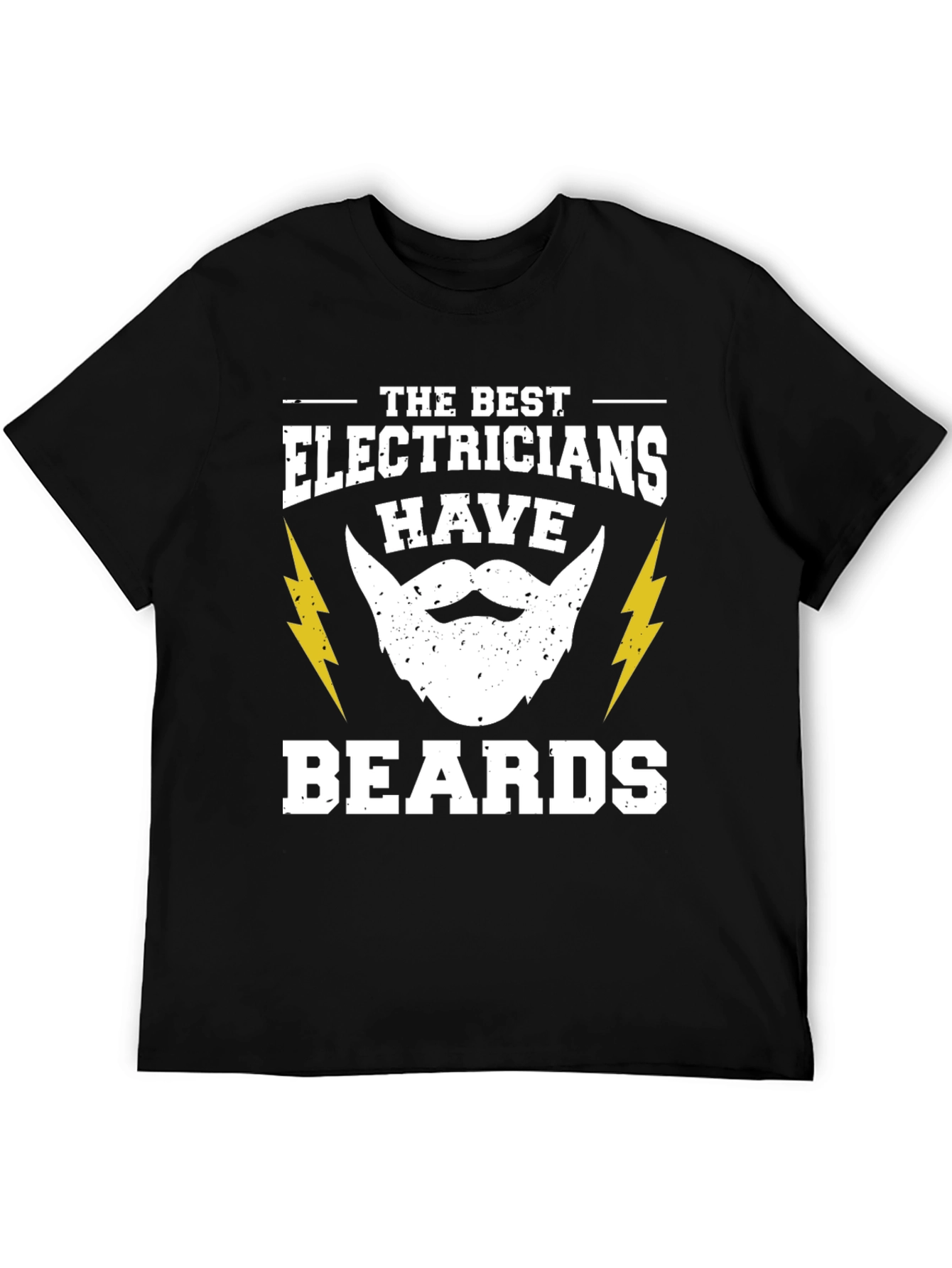 Electrician Beard T-Shirt - Funny Job Gift