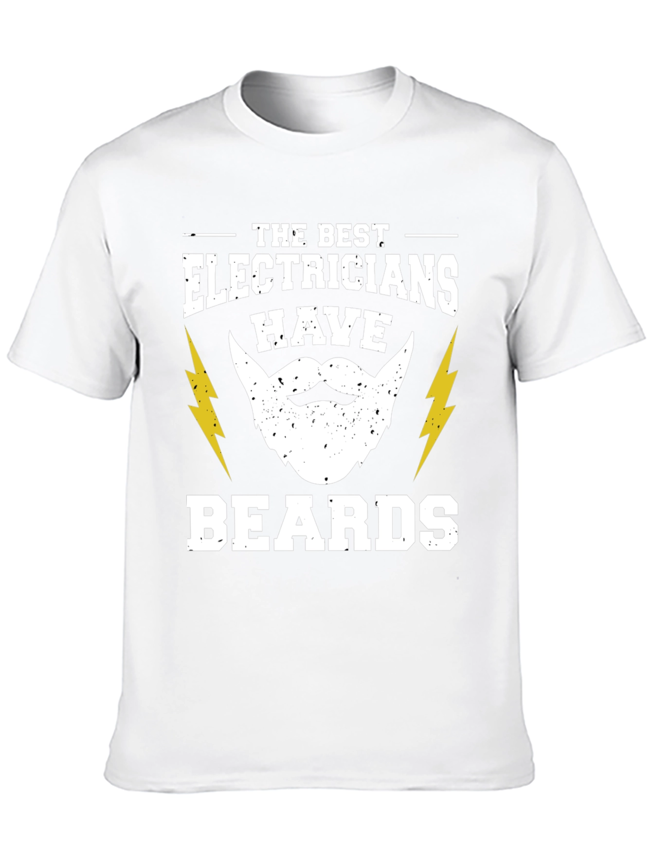 Electrician Beard T-Shirt - Funny Job Gift