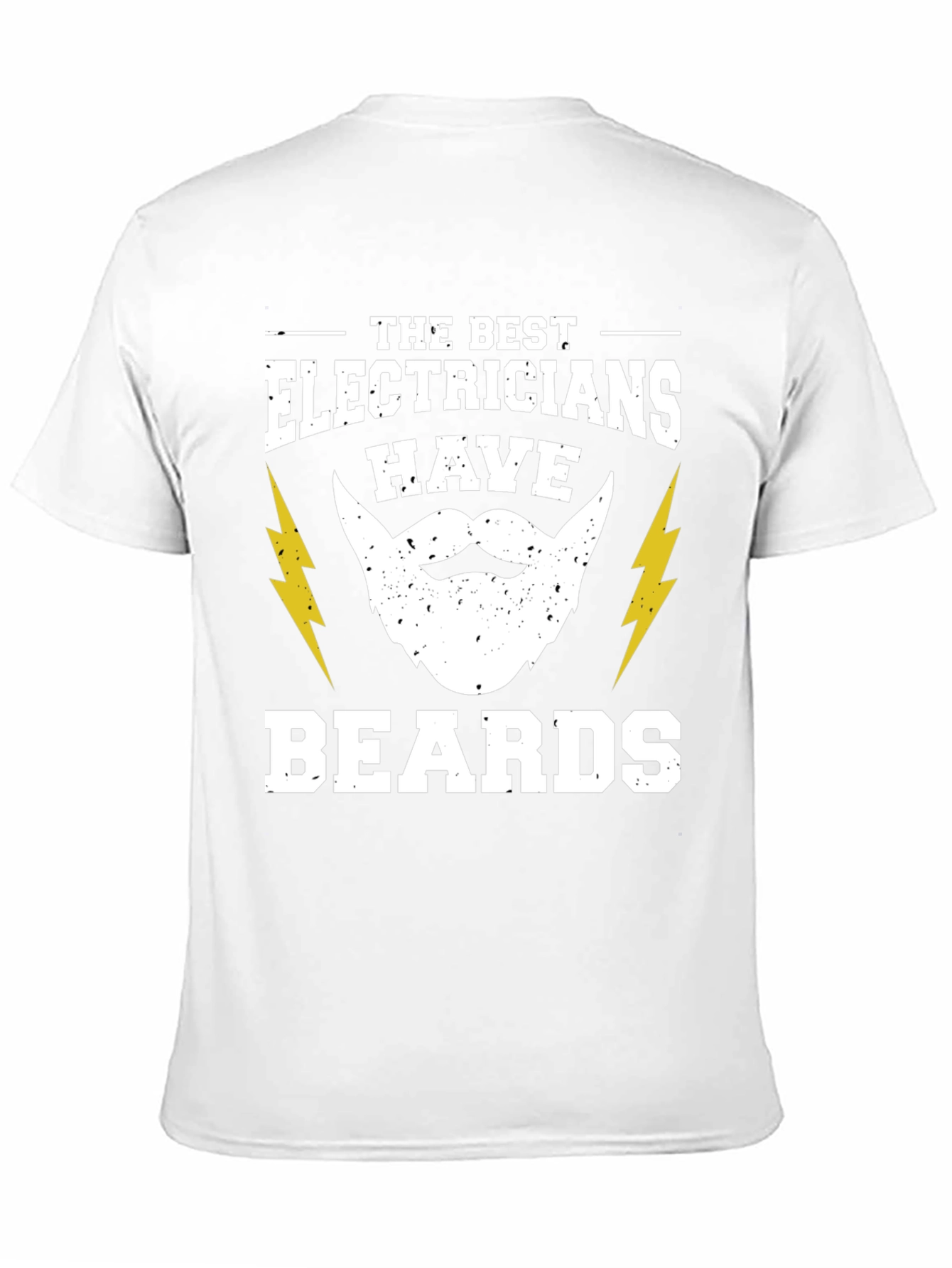 Electrician Beard T-Shirt - Funny Job Gift