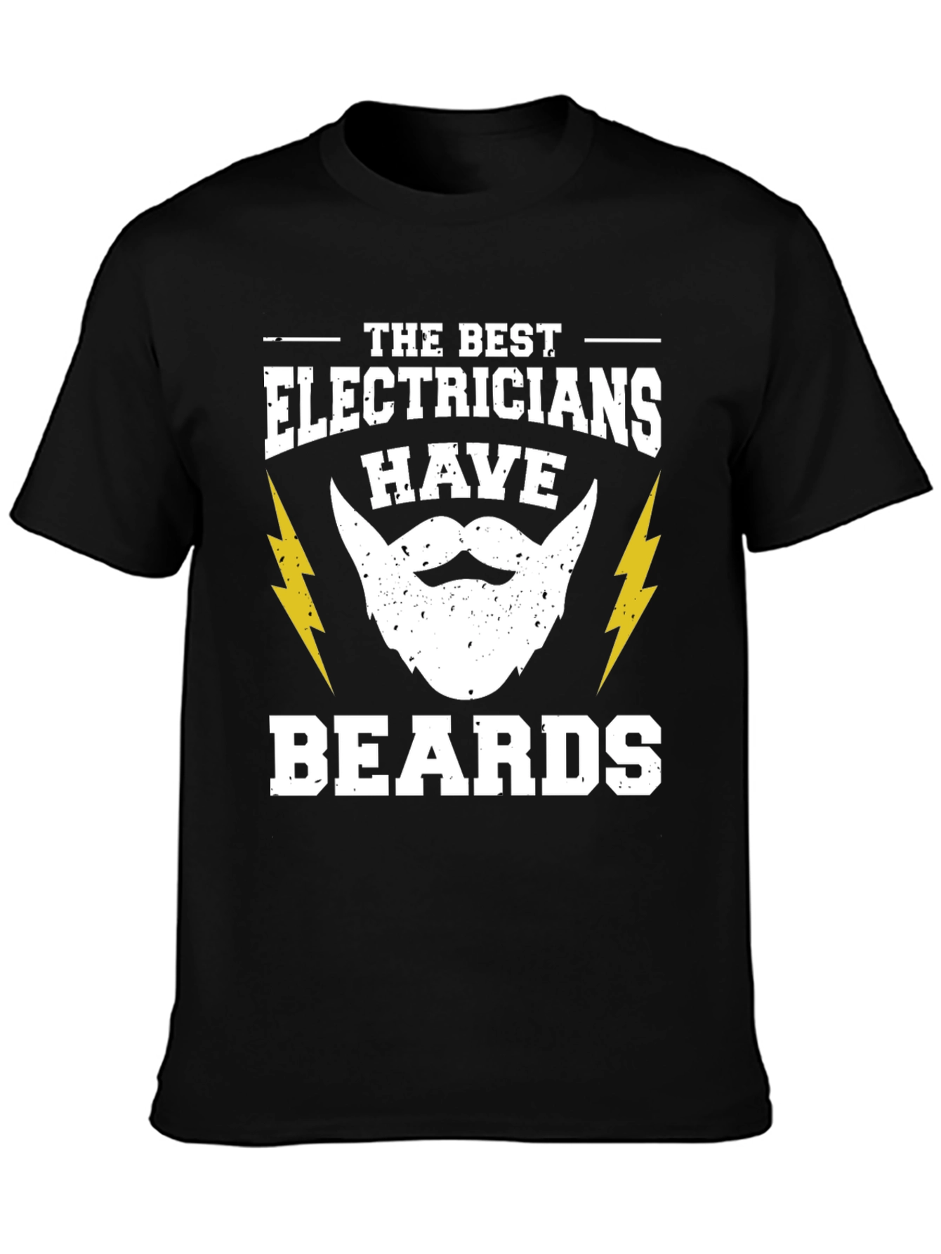 Electrician Beard T-Shirt - Funny Job Gift