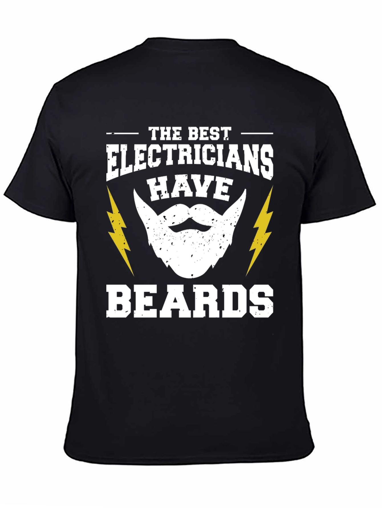 Electrician Beard T-Shirt - Funny Job Gift