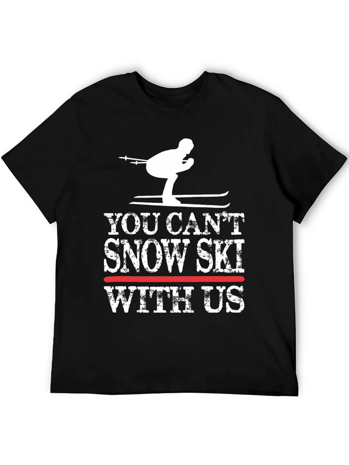 Funny Snow Skiing T-Shirt