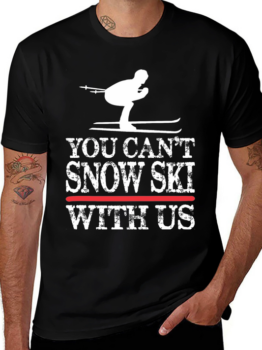 Funny Snow Skiing T-Shirt