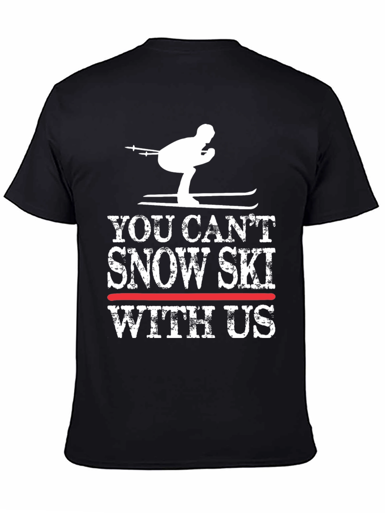 Funny Snow Skiing T-Shirt
